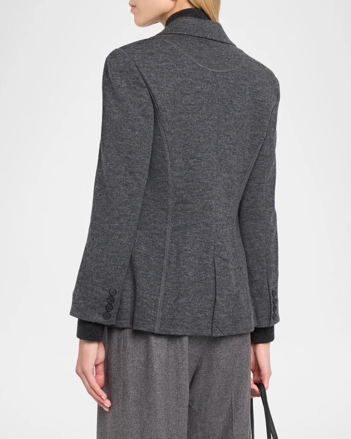 Auden Virgin Wool-Blend Blazer - thumbnail 3