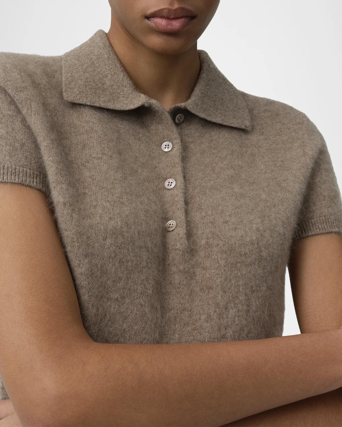 Ivy Short-Sleeve Polo Sweater - thumbnail 5