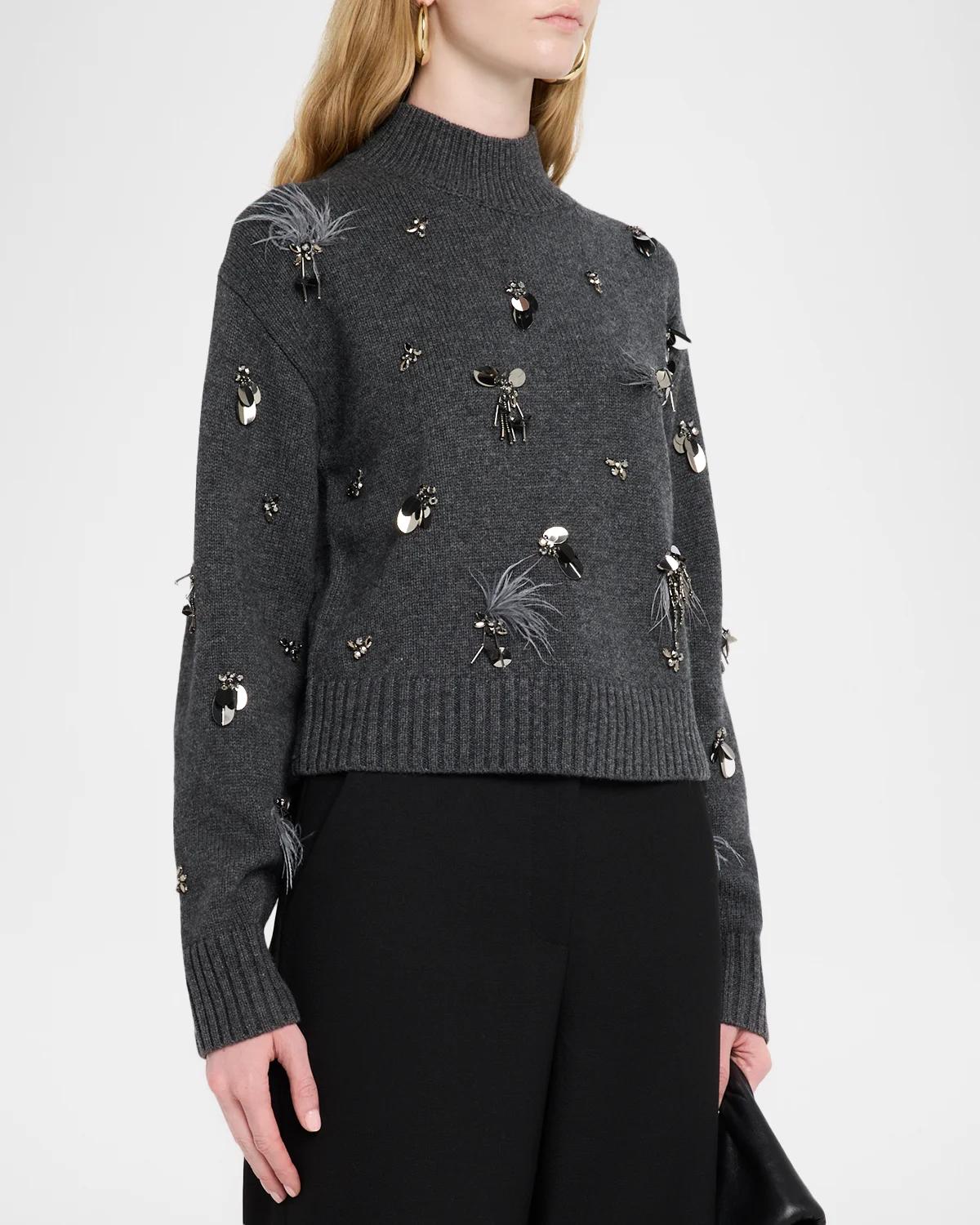 Gabriette Embellished Sweater - thumbnail 4