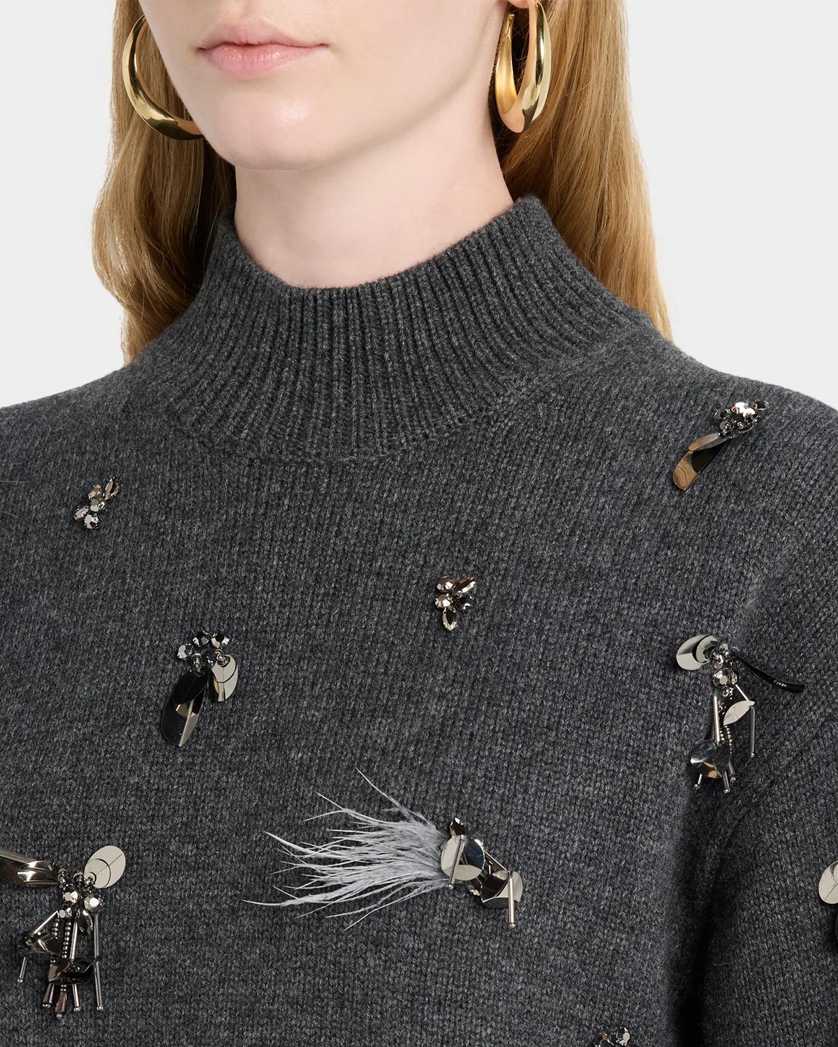 Gabriette Embellished Sweater - thumbnail 5