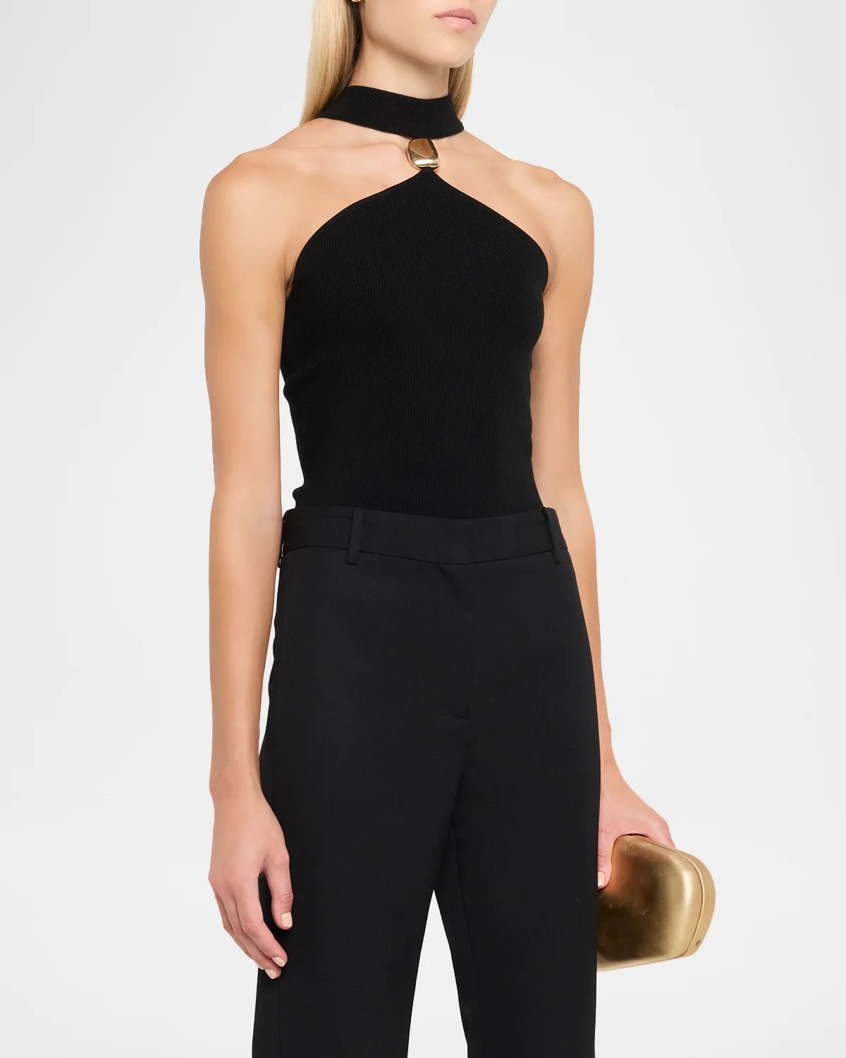 Renlen Merino Wool Halter Top - thumbnail 4