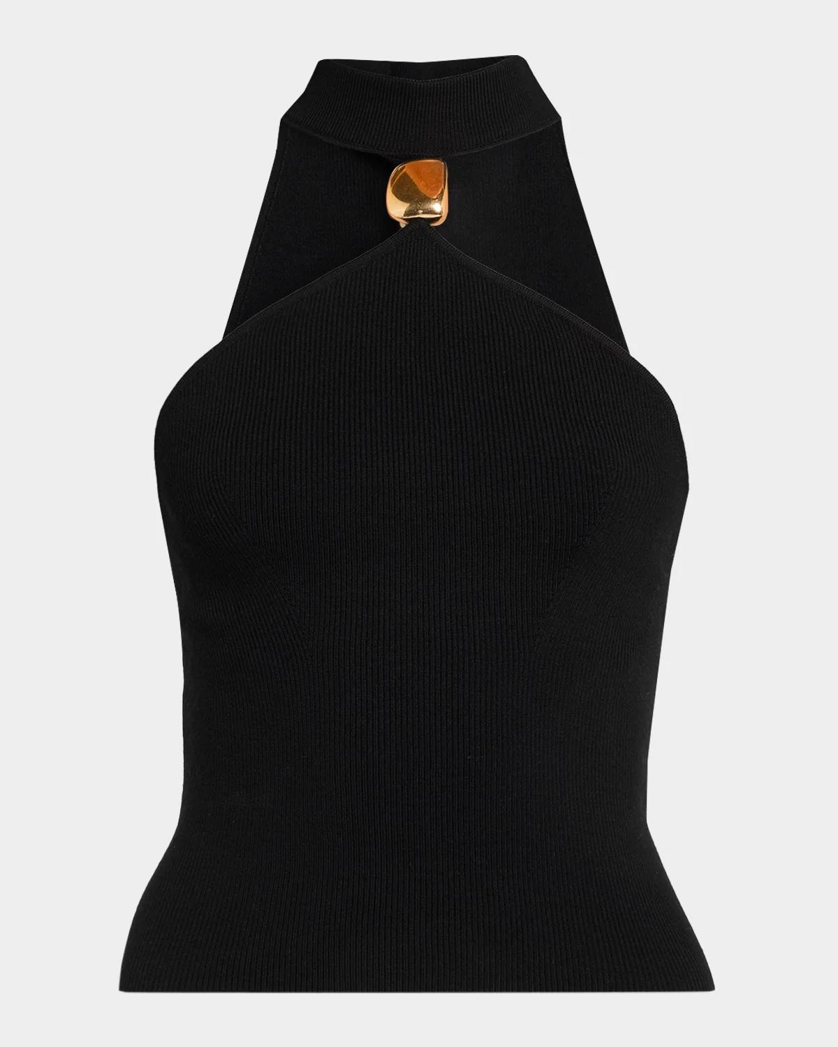Renlen Merino Wool Halter Top