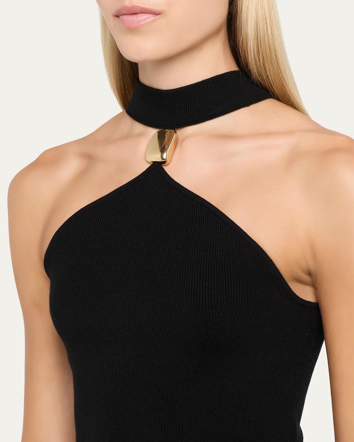 Renlen Merino Wool Halter Top - thumbnail 5