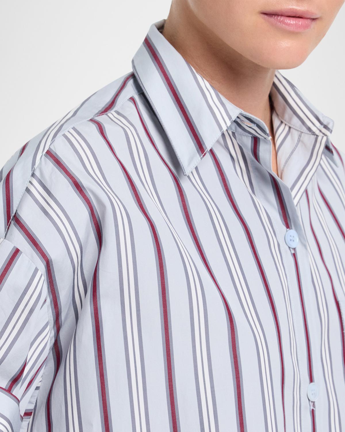 Next Ex Cropped Cotton Poplin Shirt - thumbnail 5