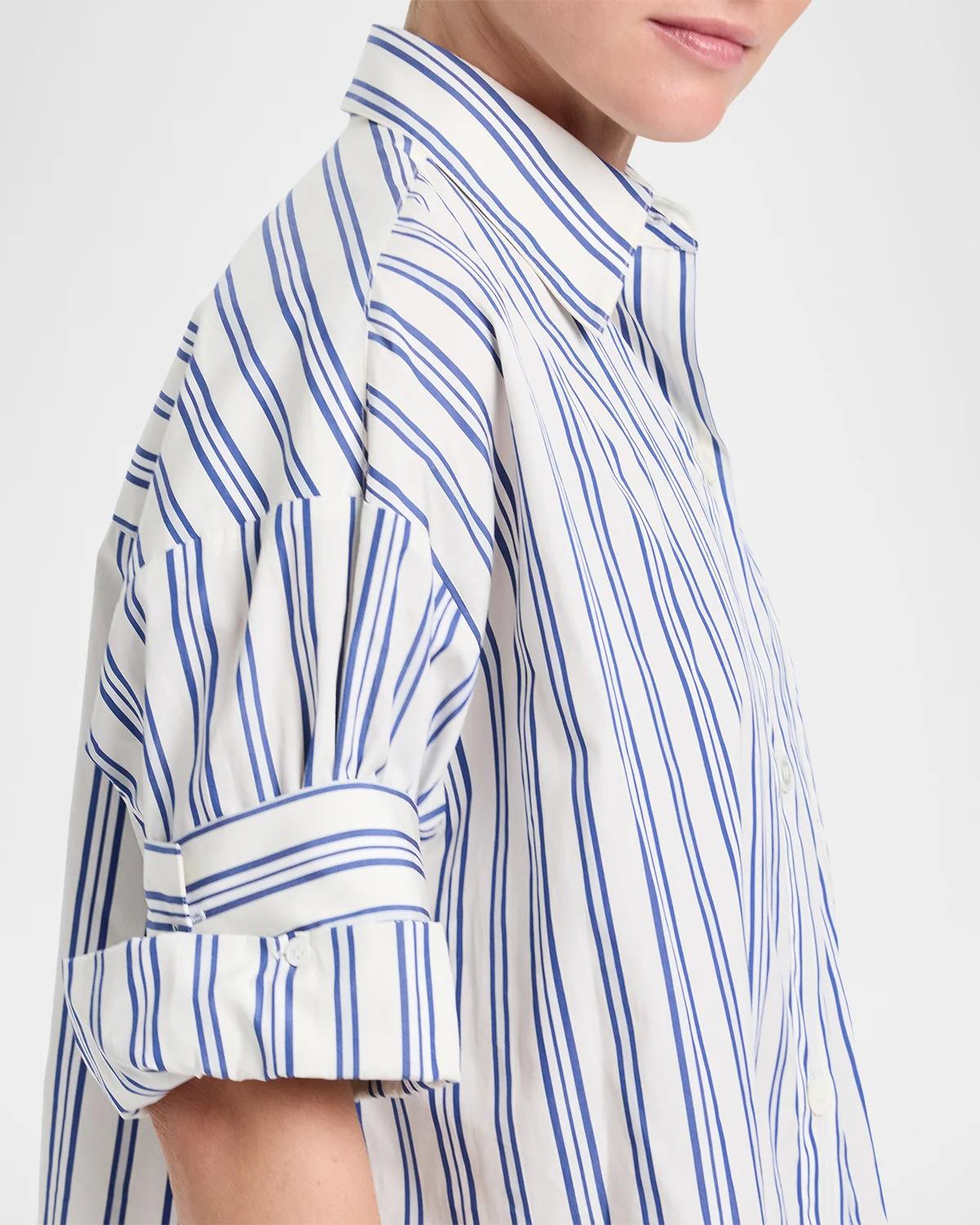 Next Ex Cropped Cotton Poplin Shirt - thumbnail 10