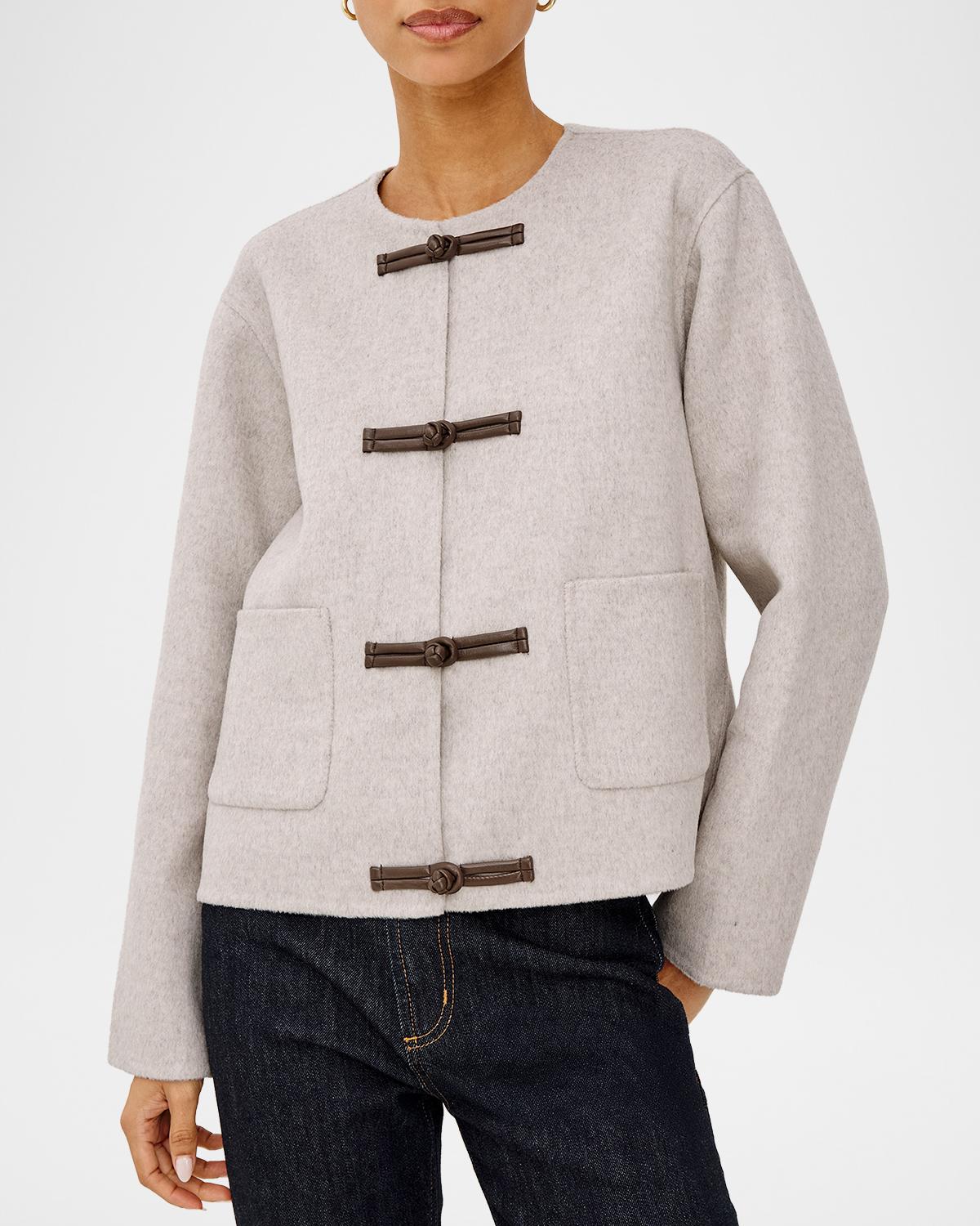 Deidre Drop Shoulder Wool-Blend Jacket - thumbnail 4