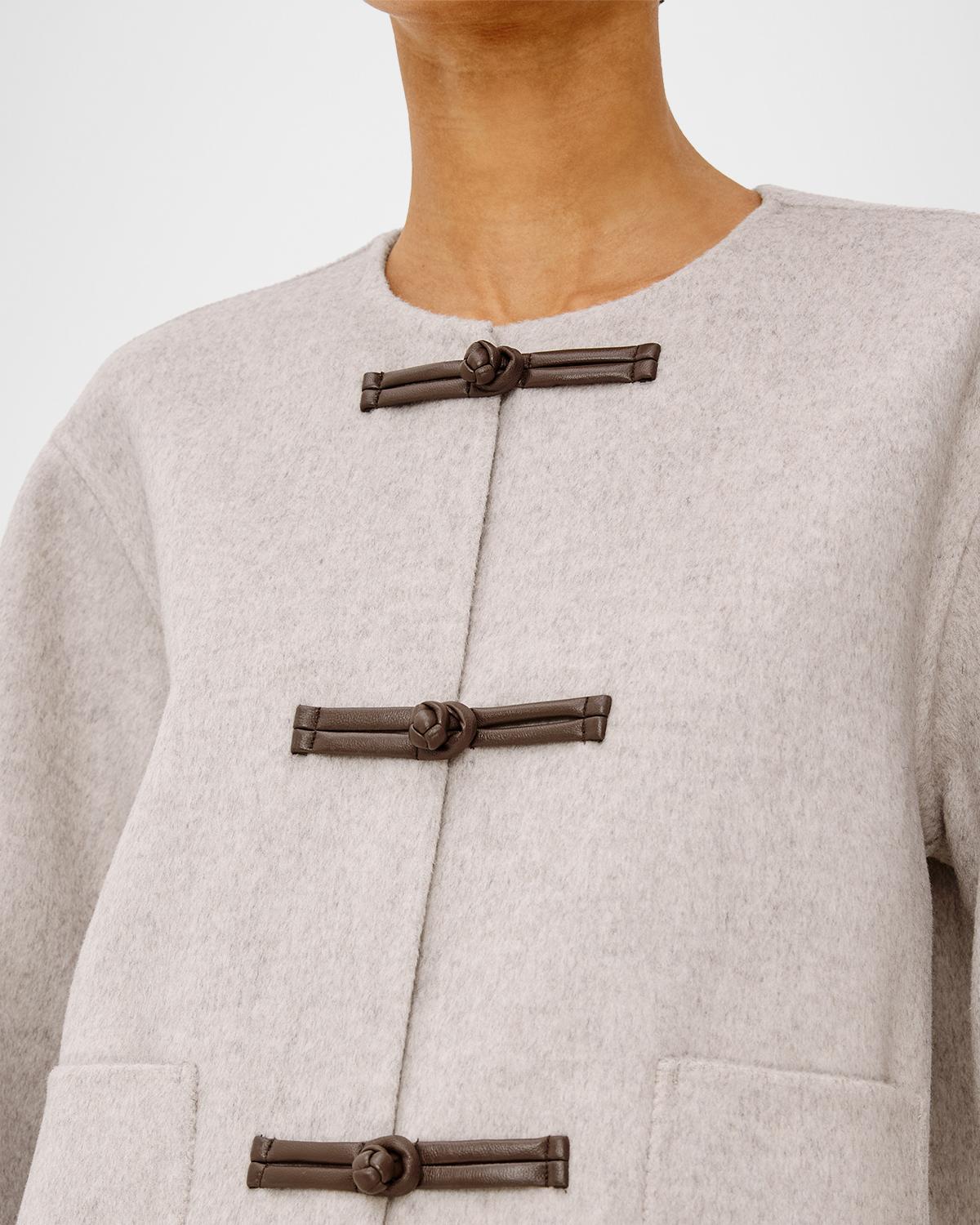 Deidre Drop Shoulder Wool-Blend Jacket - thumbnail 5
