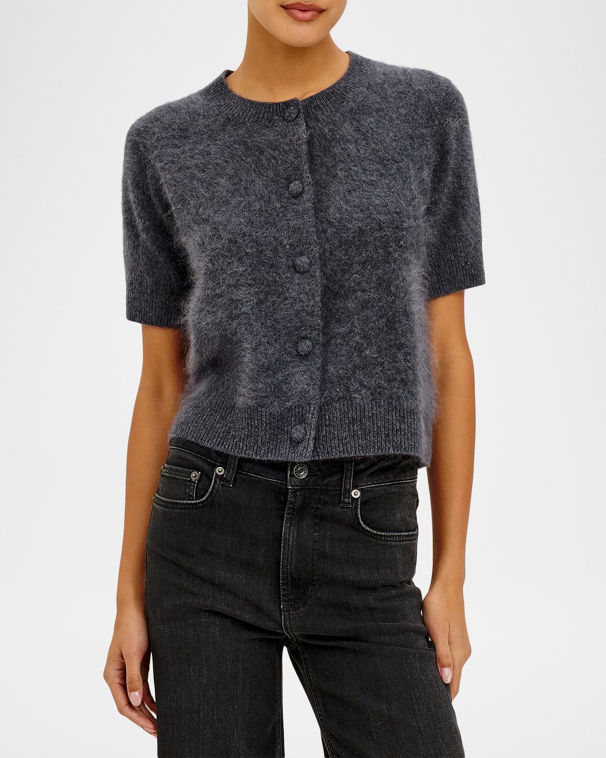 Wool-Cashmere Cardigan - thumbnail 4