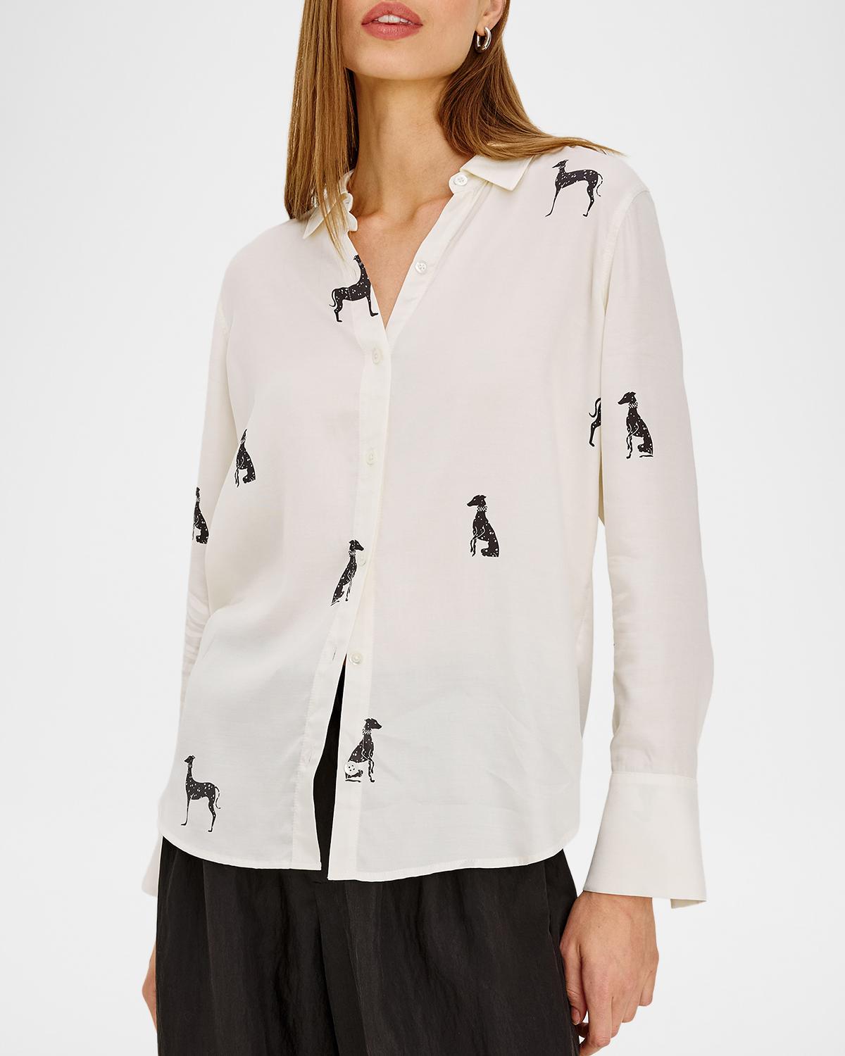 Saige Dog-Print Shirt - thumbnail 4
