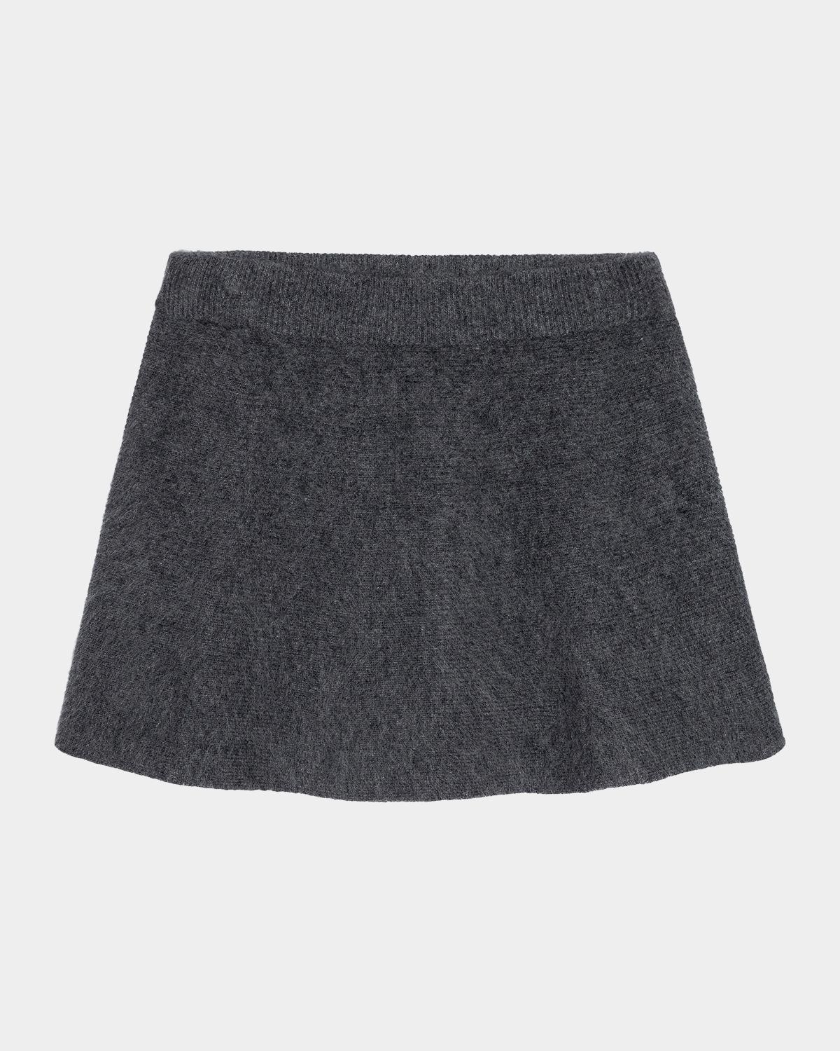 Gayle Wool-Cashmere Mini Skirt