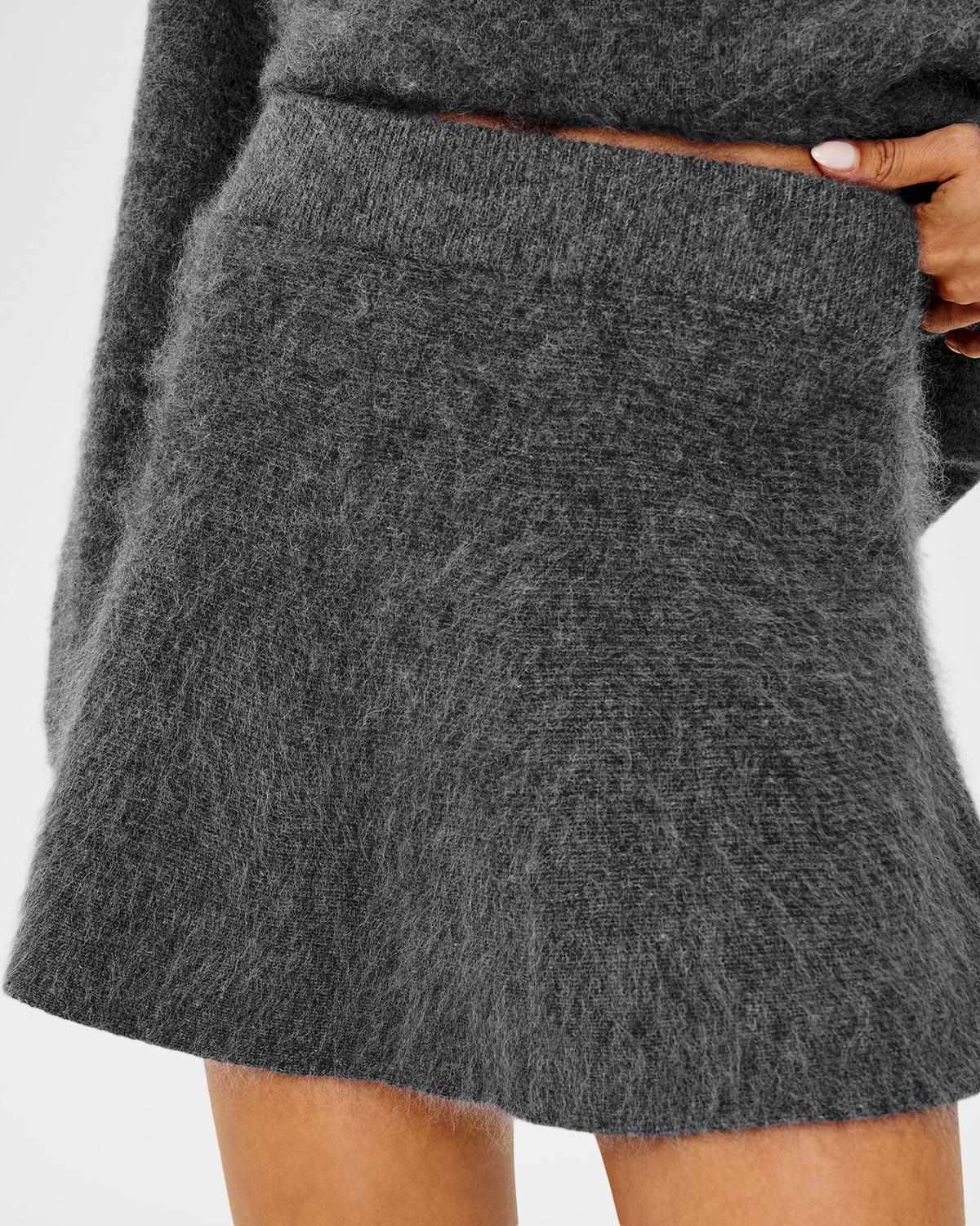 Gayle Wool-Cashmere Mini Skirt - thumbnail 5