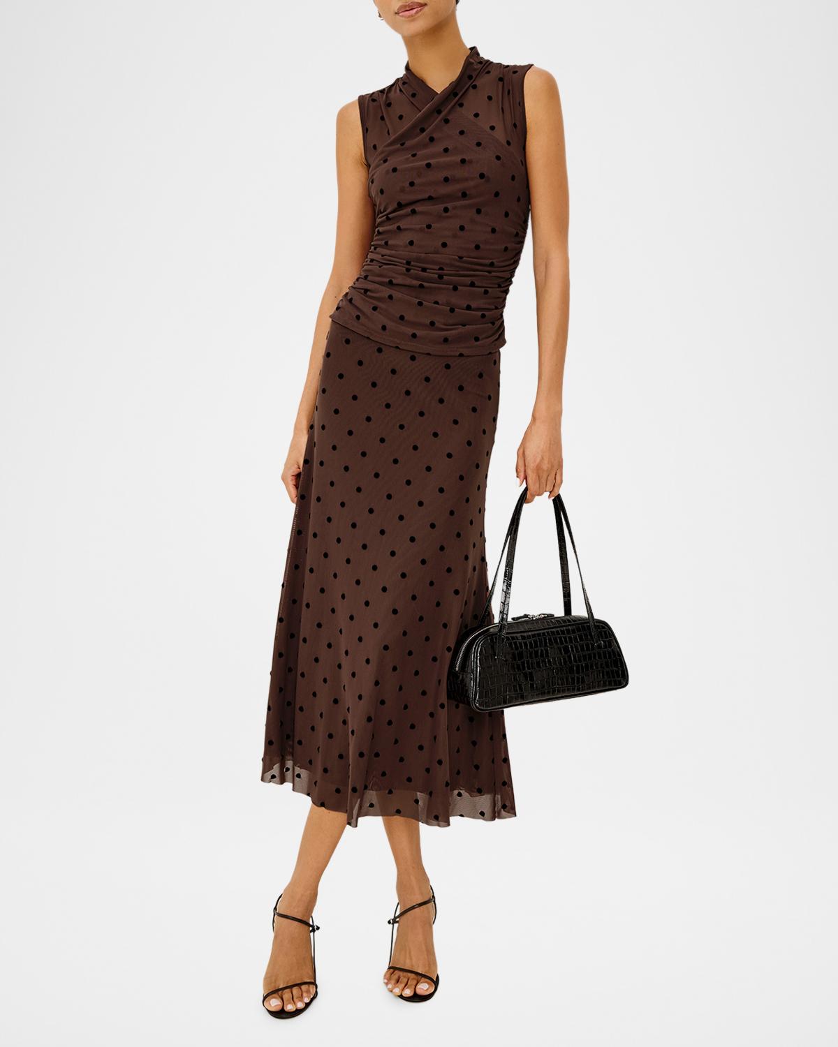Lauris Polka Dot Sleeveless Top - thumbnail 2