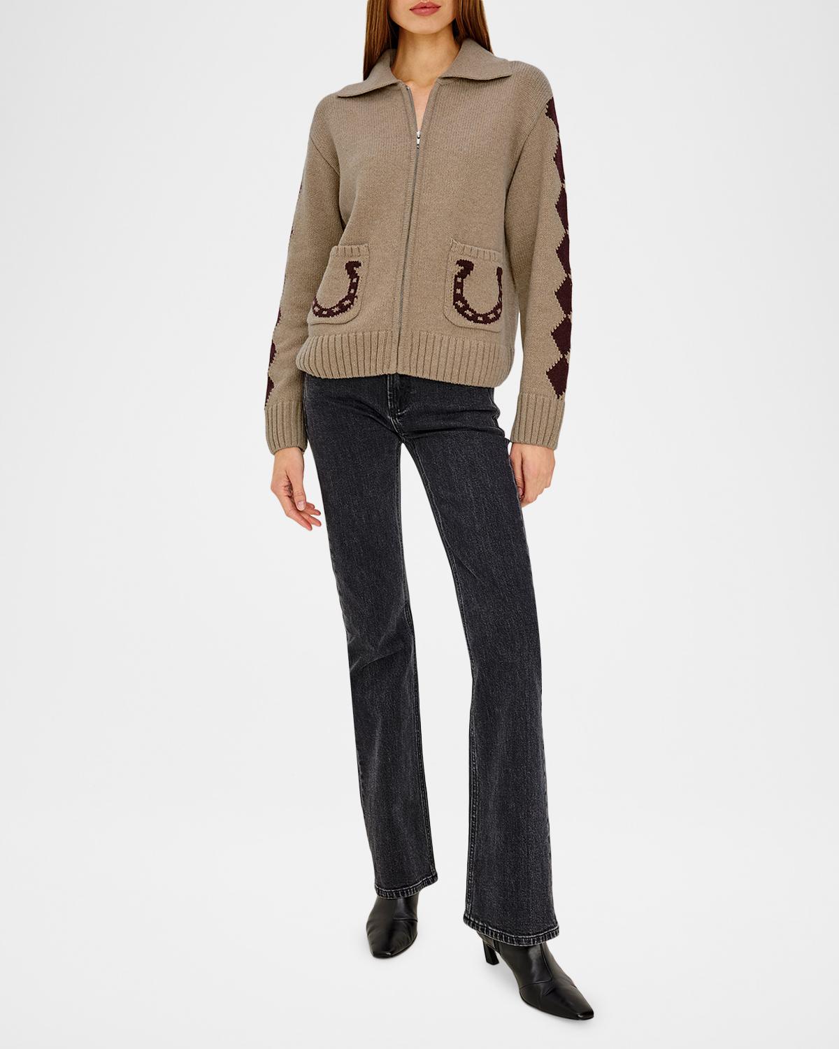 Rhea Zip-Front Sweater - thumbnail 2