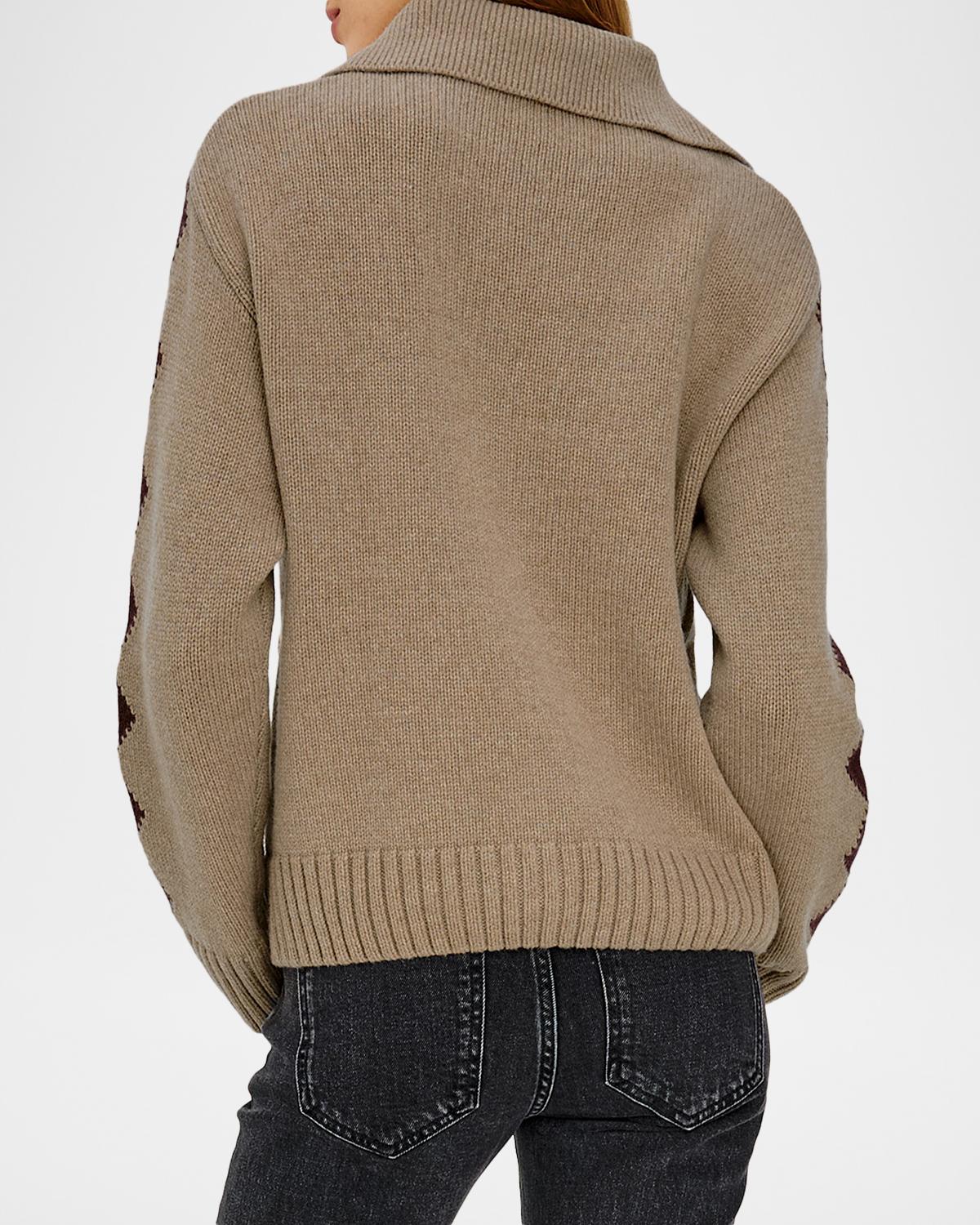 Rhea Zip-Front Sweater - thumbnail 3