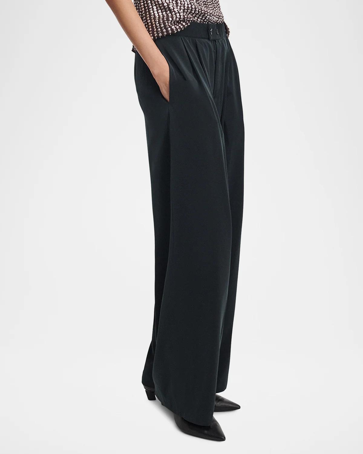 Shania Pleated Wide-Leg Pants - thumbnail 5