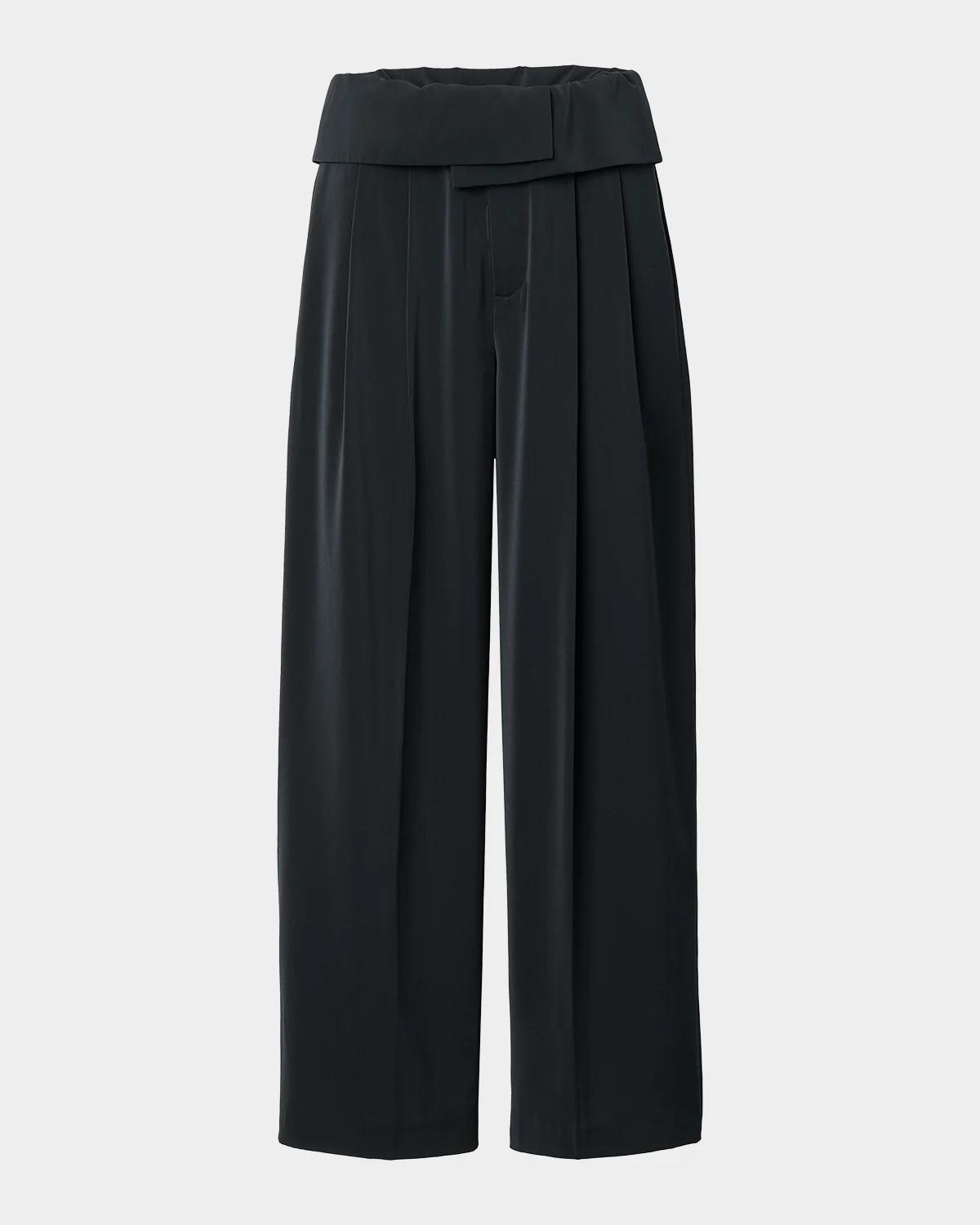 Shania Pleated Wide-Leg Pants