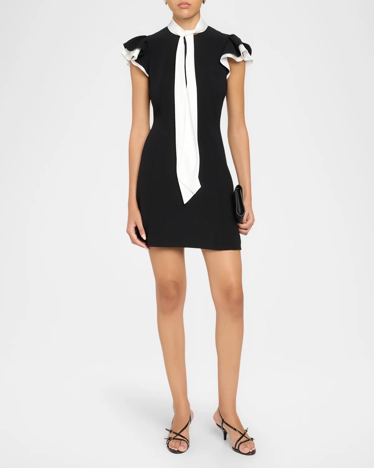 Sarya Tieneck Sheath Mini Dress - thumbnail 2