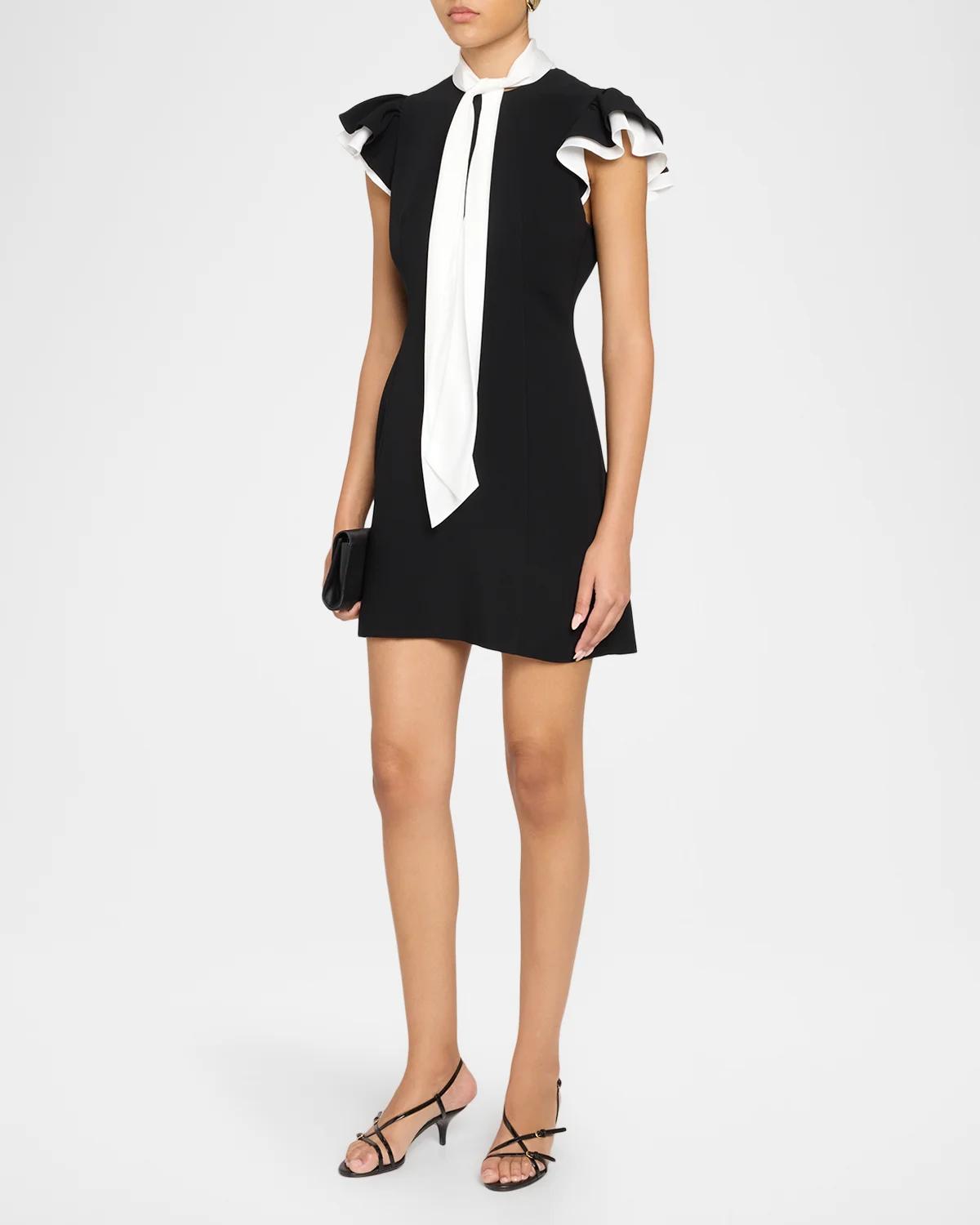 Sarya Tieneck Sheath Mini Dress - thumbnail 4