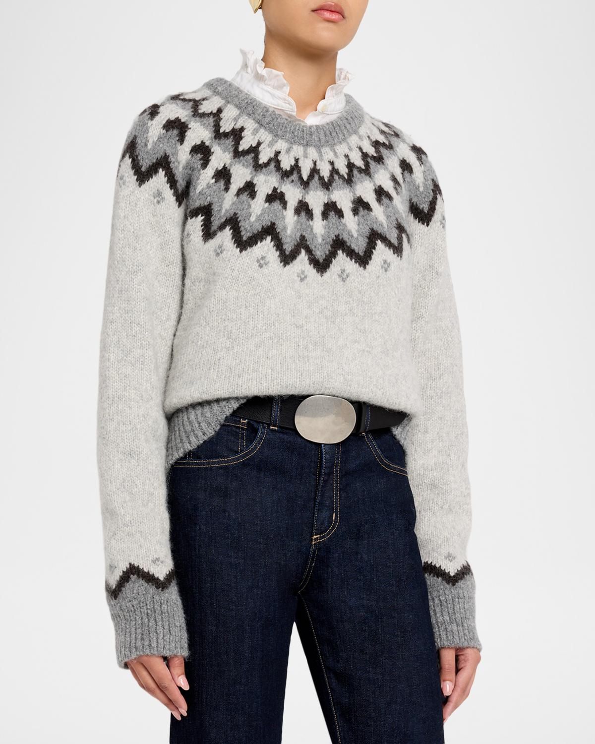 Alan Fair Isle Alpaca-Blend Sweater - thumbnail 4