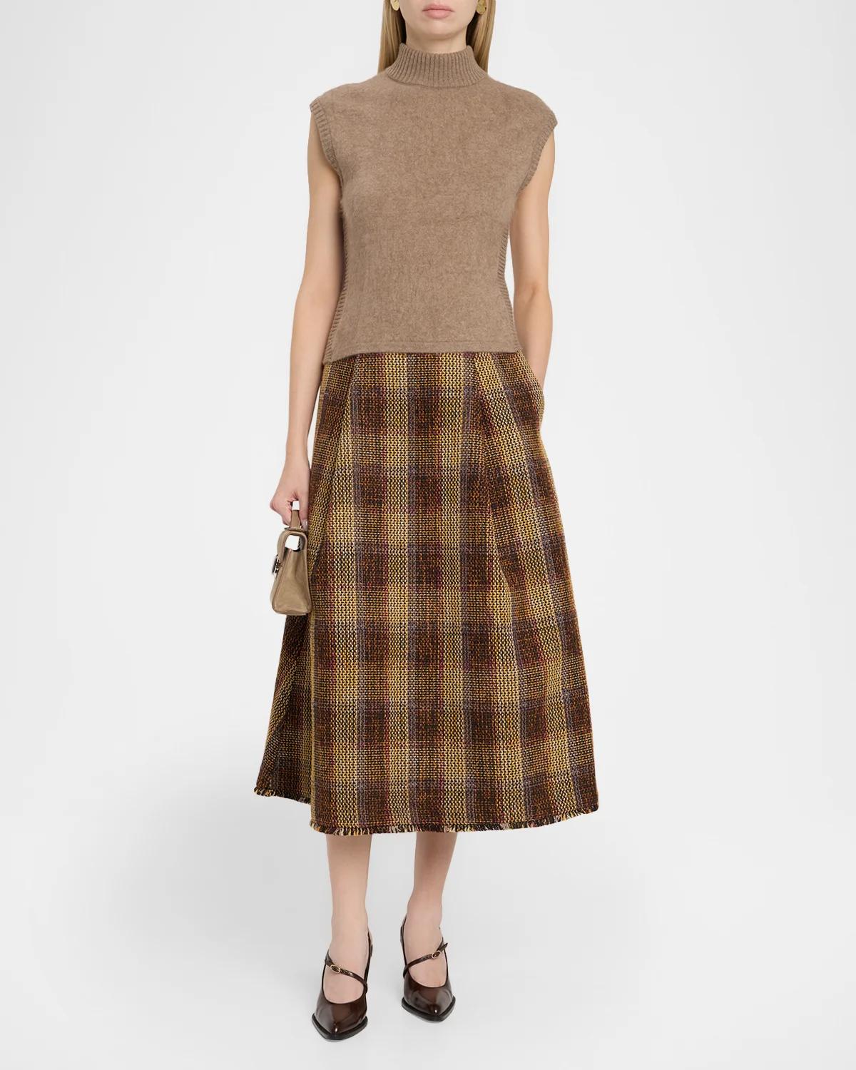 Sabina Mock-Neck Sleeveless Sweater - thumbnail 2