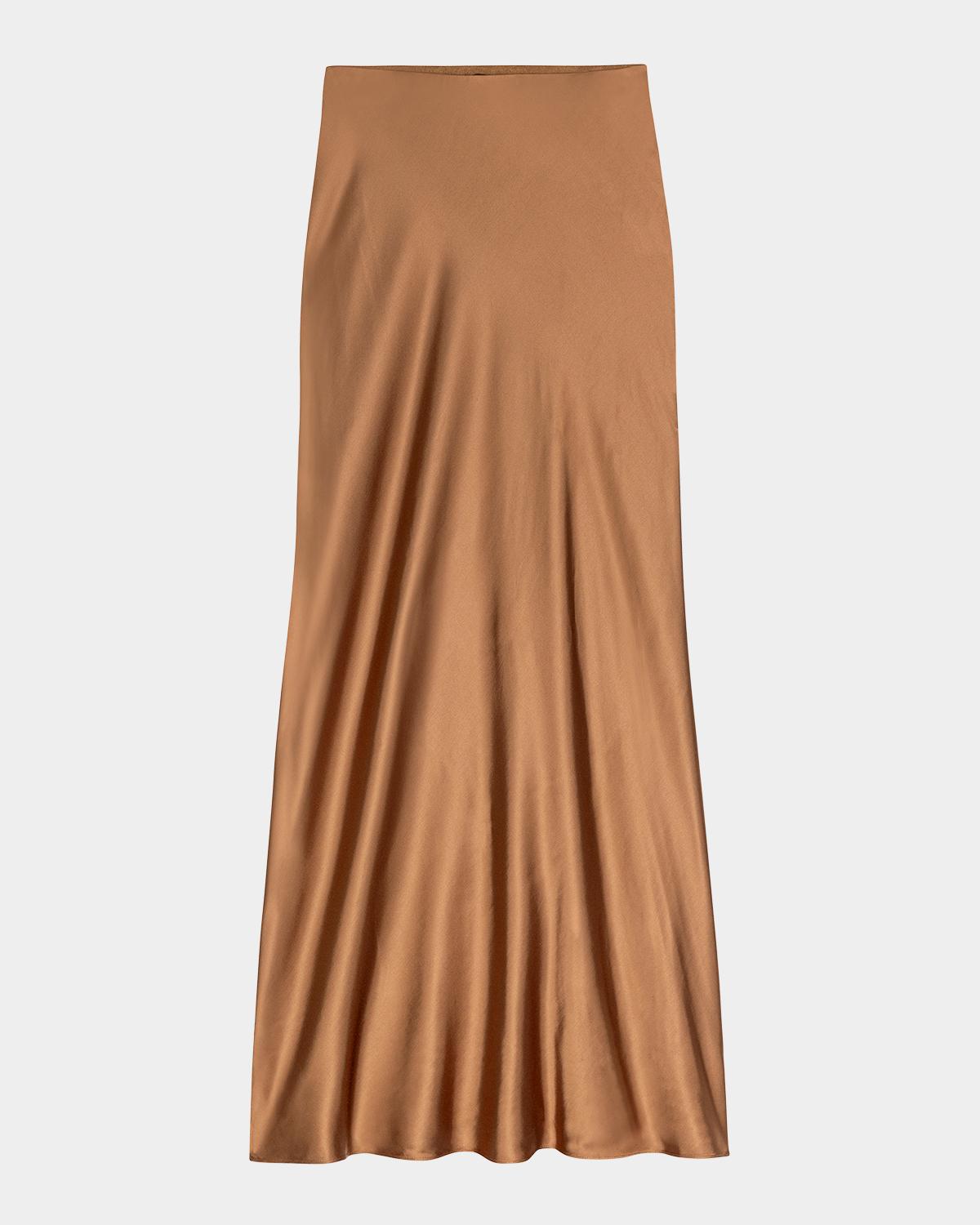 Romina Satin Maxi Skirt