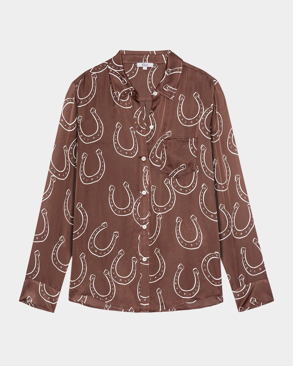 Alyssa Horseshoe-Print Shirt
