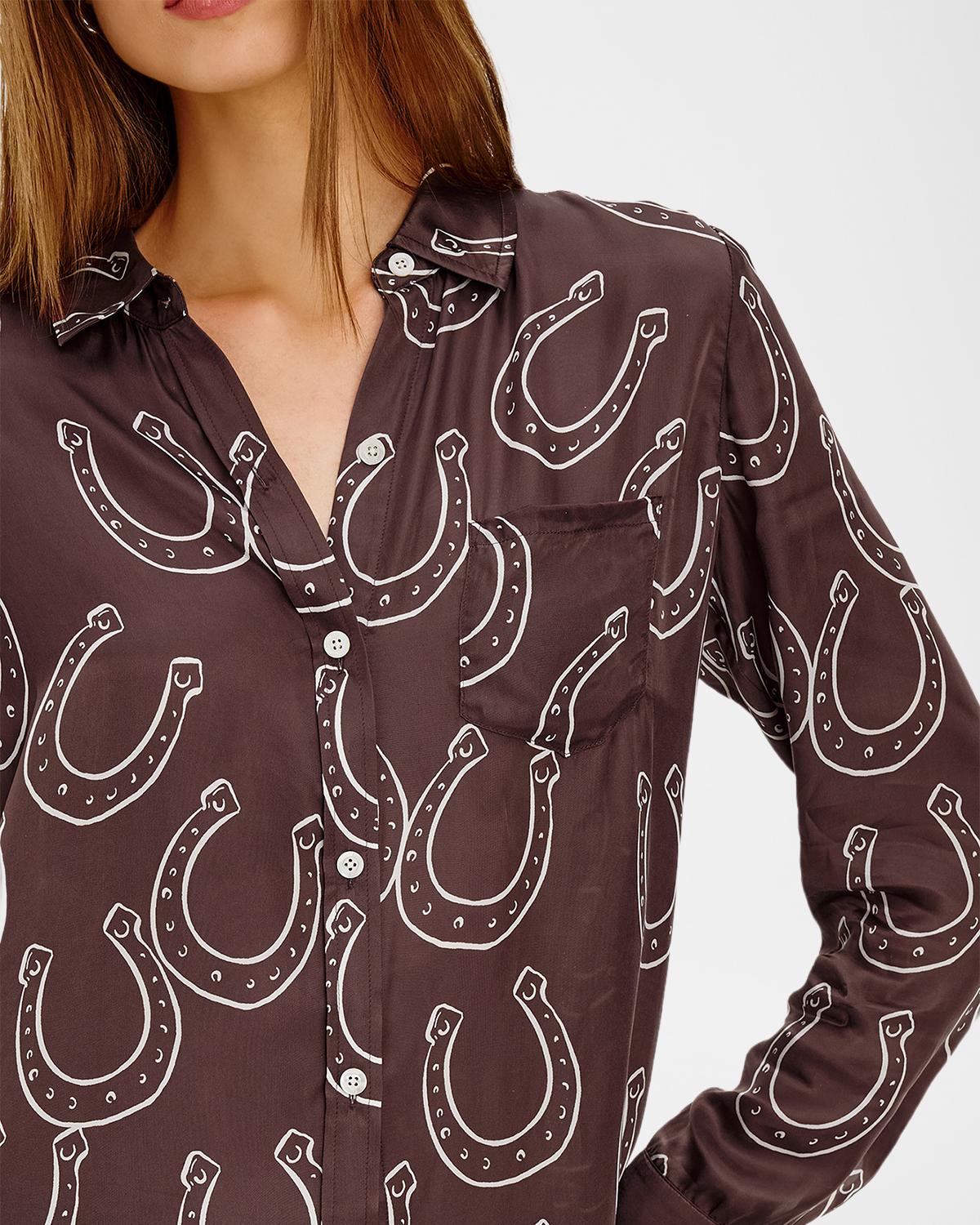 Alyssa Horseshoe-Print Shirt - thumbnail 5
