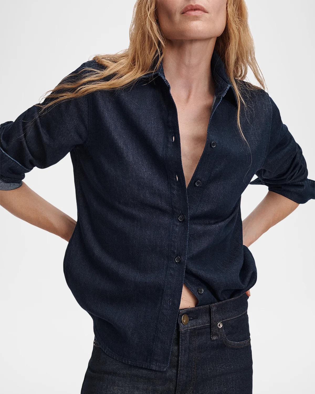Dayton Denim Button-Front Shirt - thumbnail 5