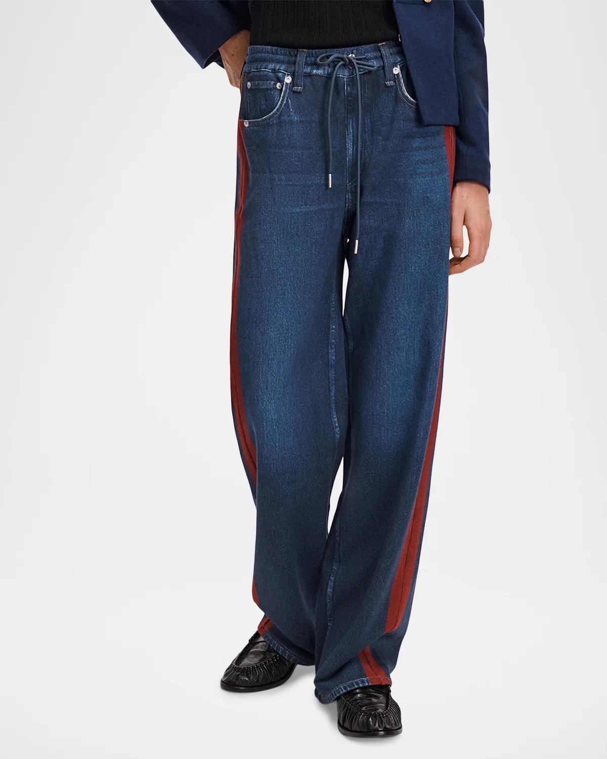 Miramar Cotton Terry Drawcord Track Pants - thumbnail 4