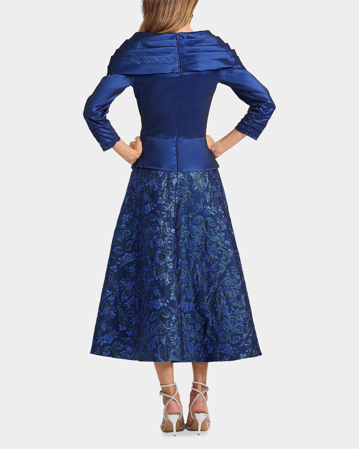 Renwick Portrait Jacquard Cocktail Dress - thumbnail 3