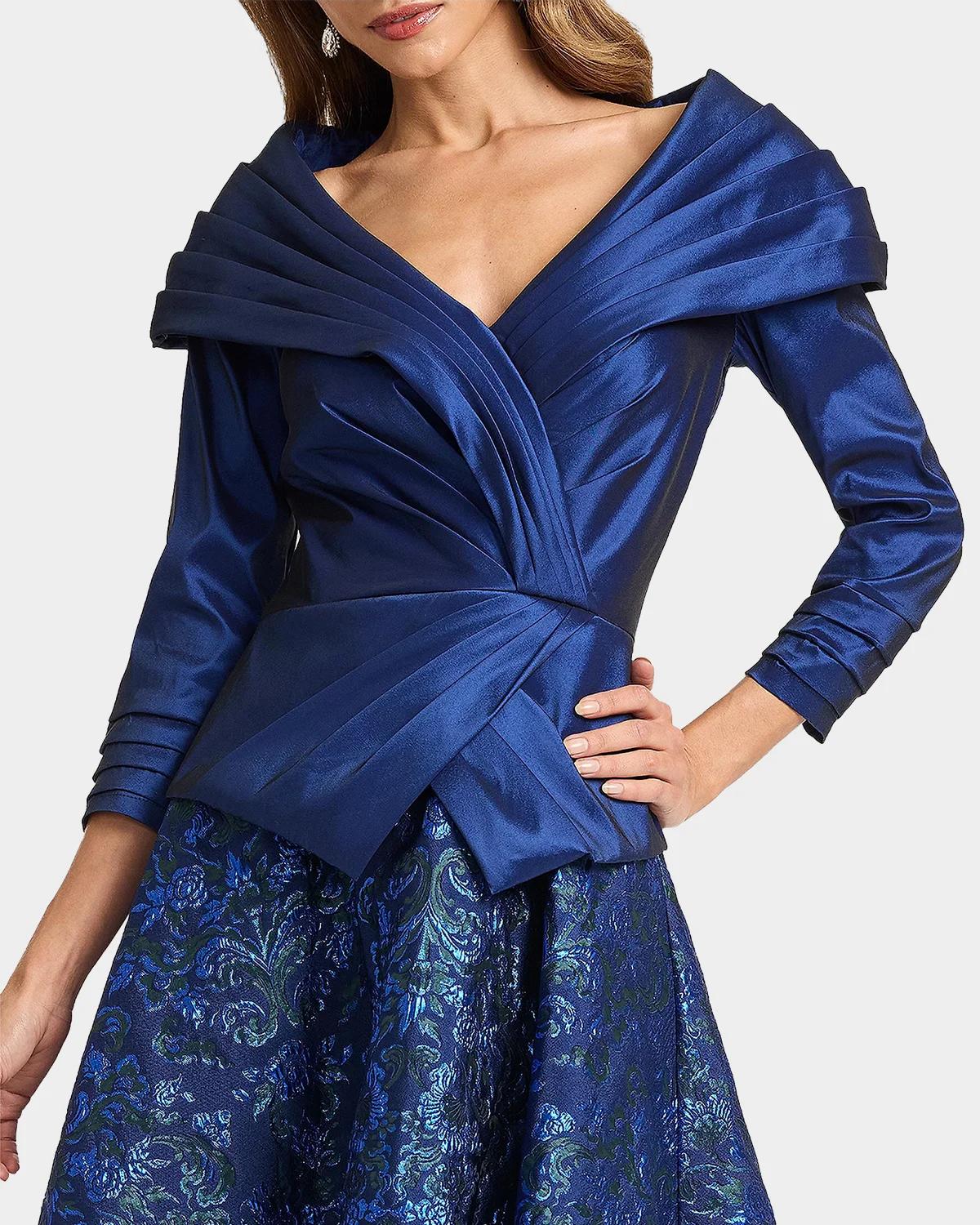 Renwick Portrait Jacquard Cocktail Dress - thumbnail 6