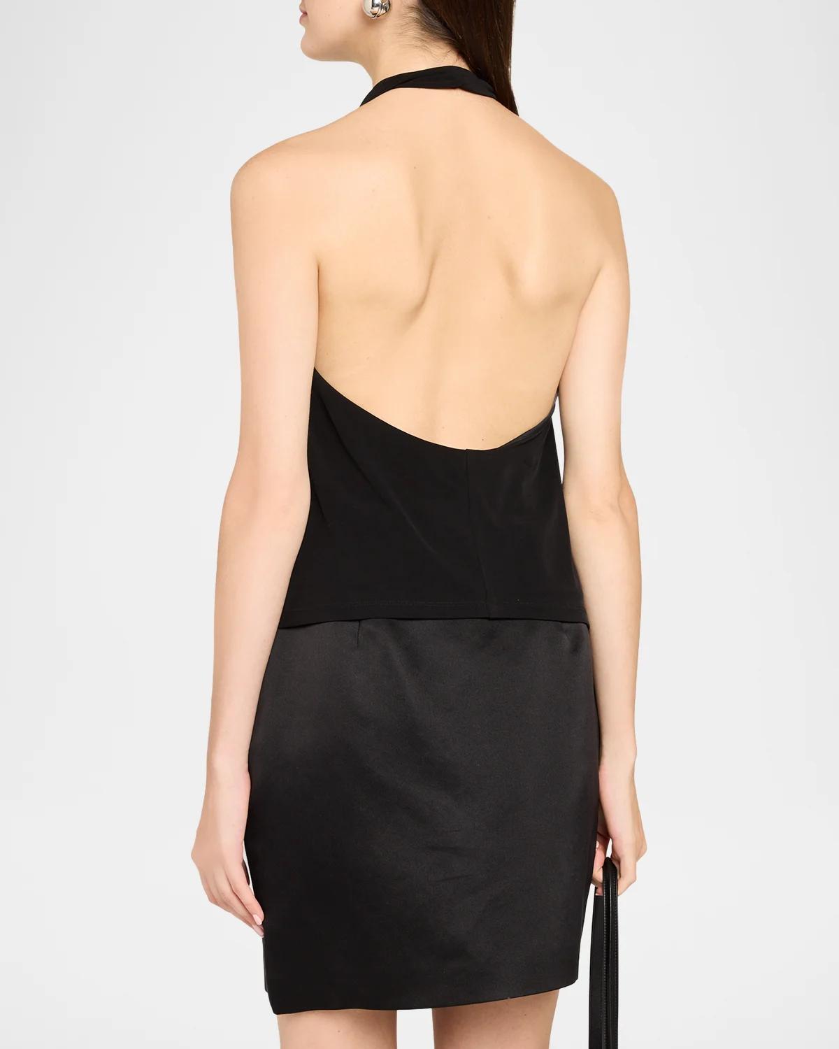 Alice Jersey Halterneck Top - thumbnail 3