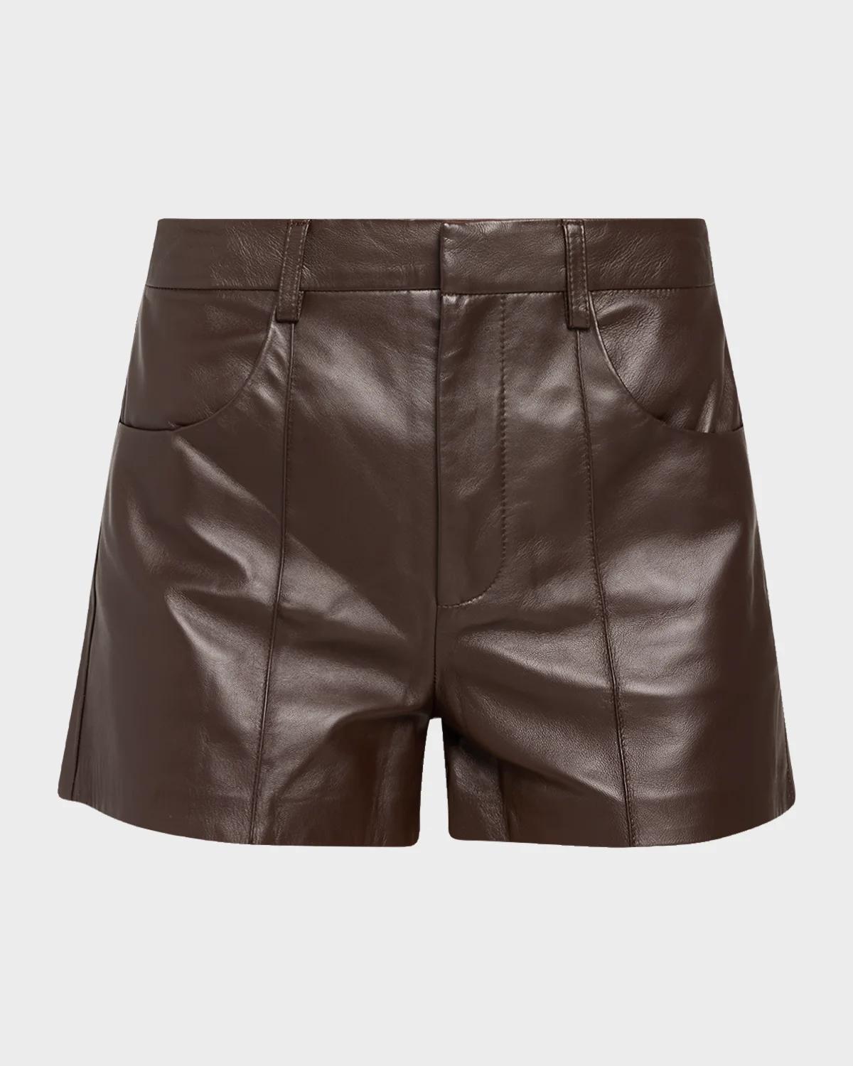 Aurea Leather Shorts