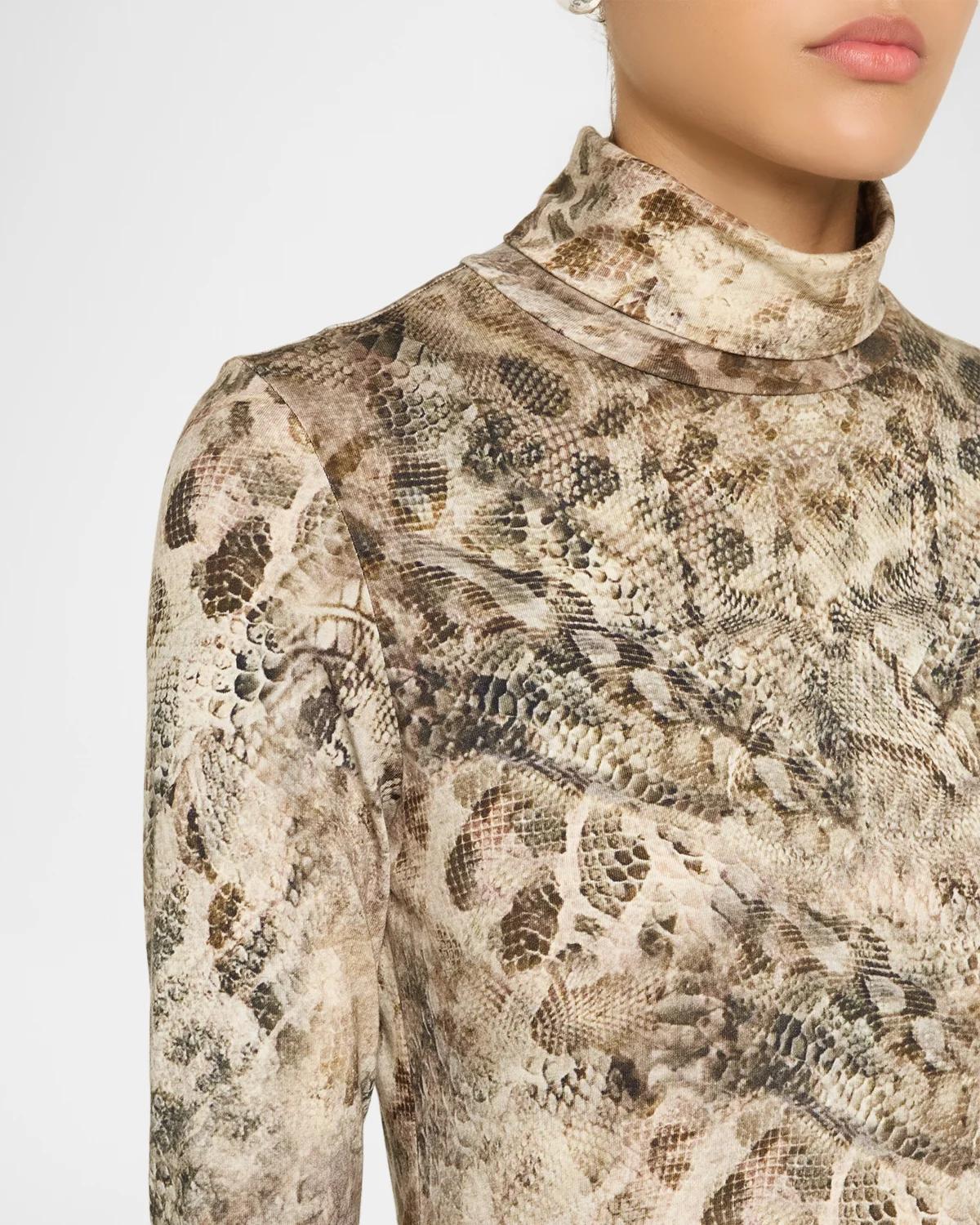 Valerie Python Print Midi Dress - thumbnail 5