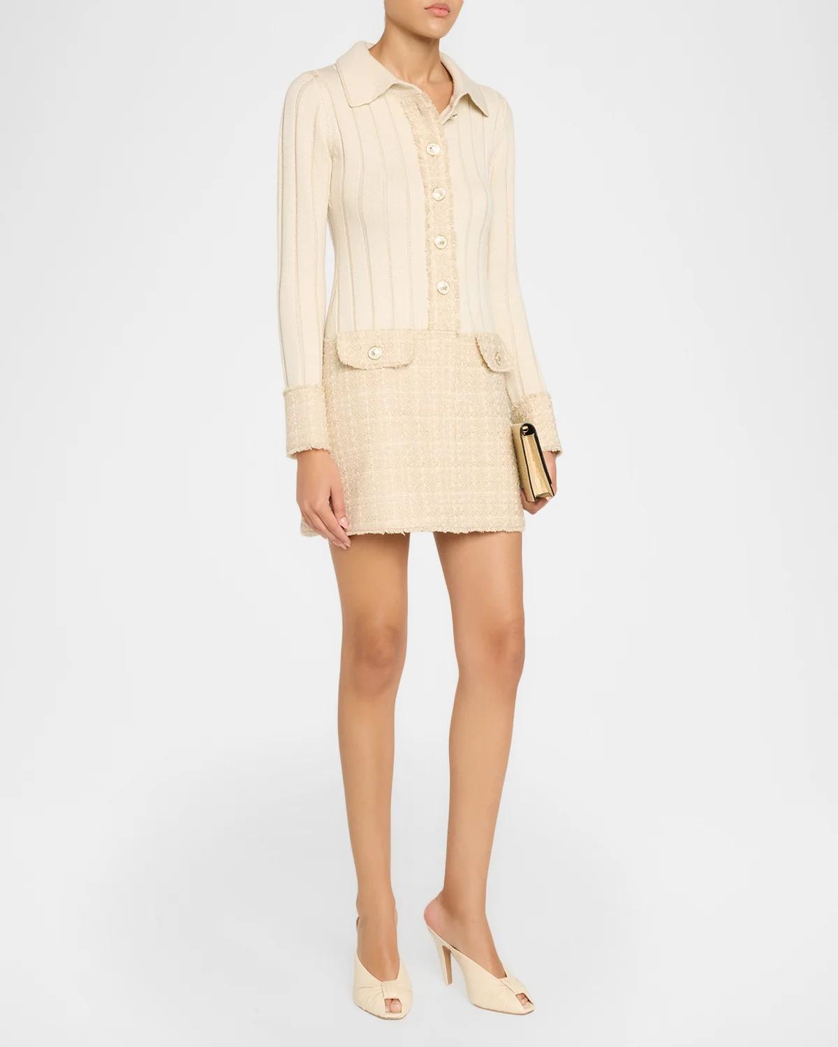 Ellen Long-Sleeve Mini Dress - thumbnail 4