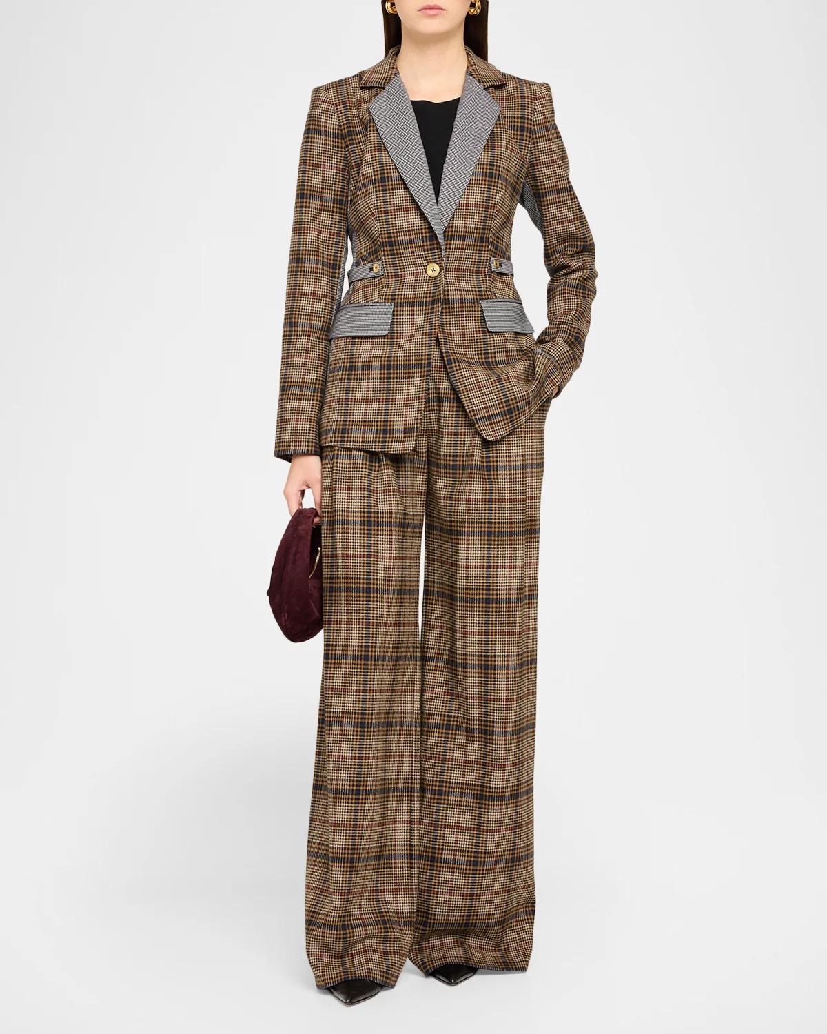 Bianca Combo Plaid Blazer - thumbnail 2