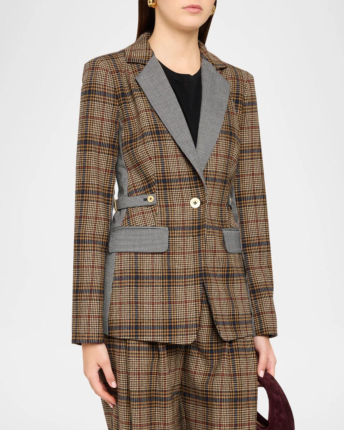 Bianca Combo Plaid Blazer - thumbnail 4