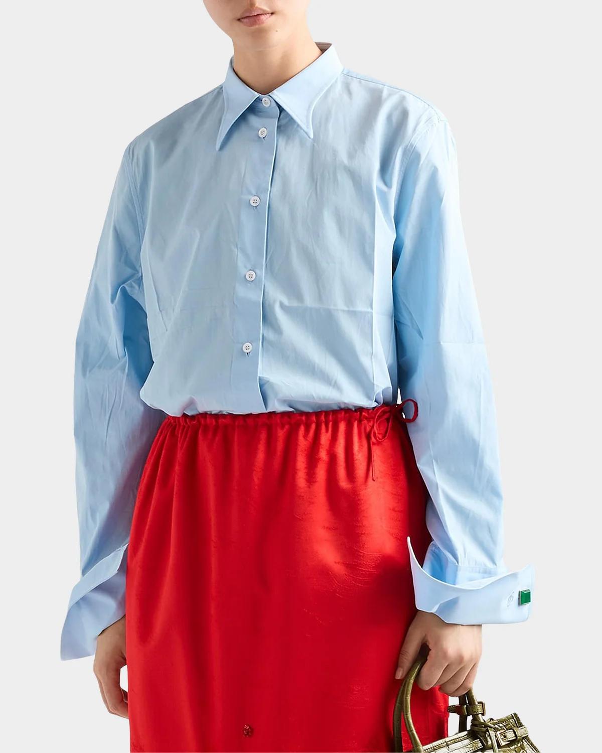 Men's Cotton Poplin Shirt - thumbnail 3