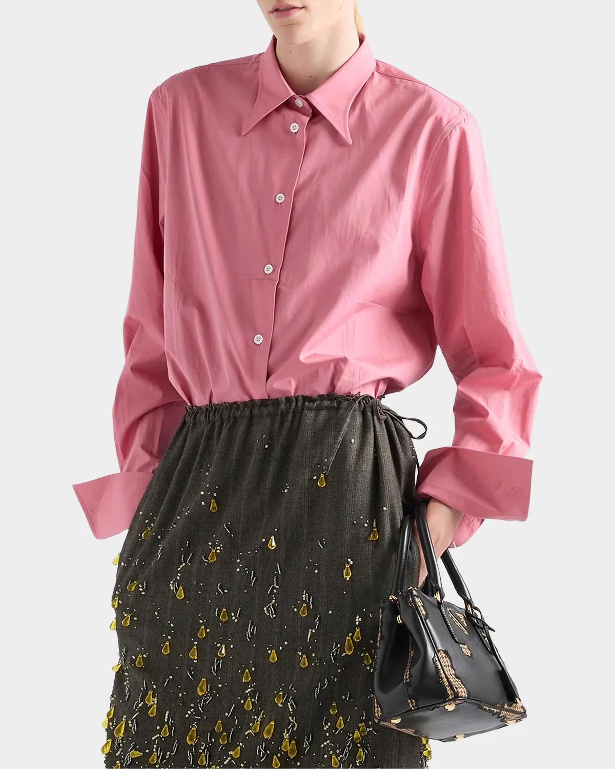Men's Cotton Poplin Shirt - thumbnail 10