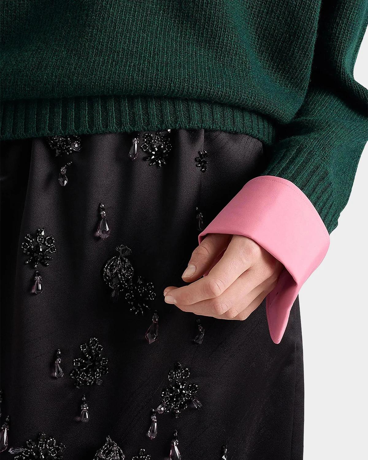 Wool and Cashmere Crew-Neck Sweater - thumbnail 7