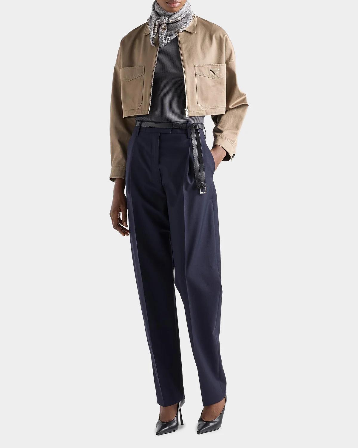 Silk Ribbed Long-Sleeve Top - thumbnail 2