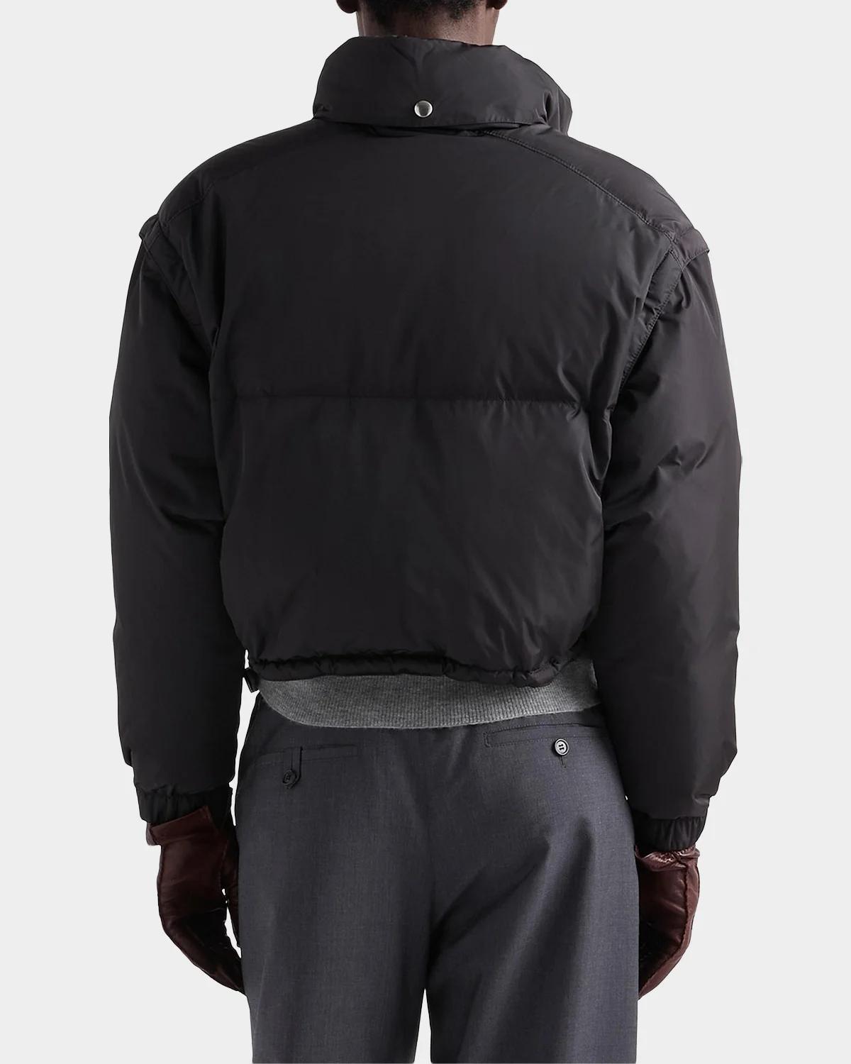 Lightweight Nylon Crop Down Jacket - thumbnail 2