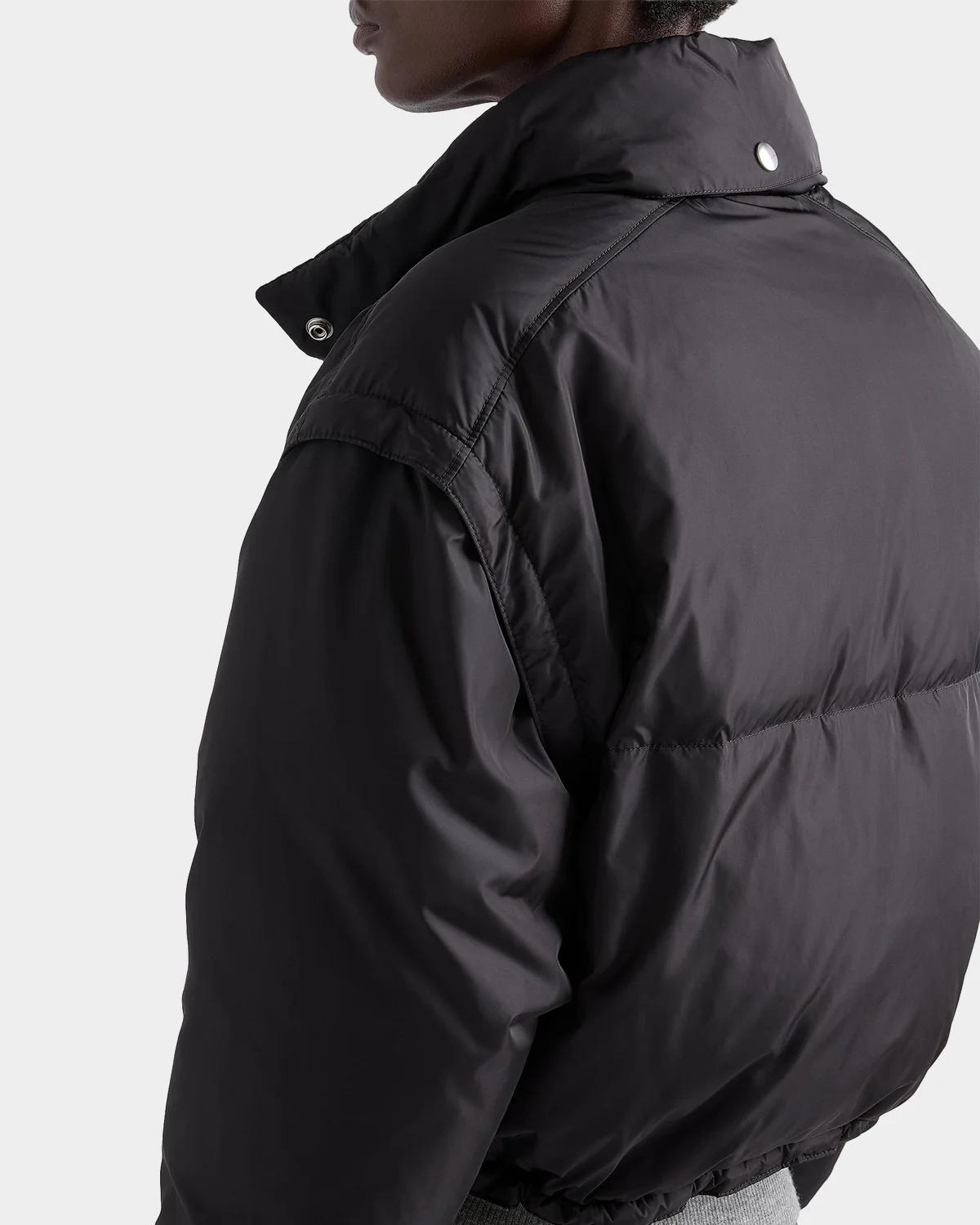 Lightweight Nylon Crop Down Jacket - thumbnail 4