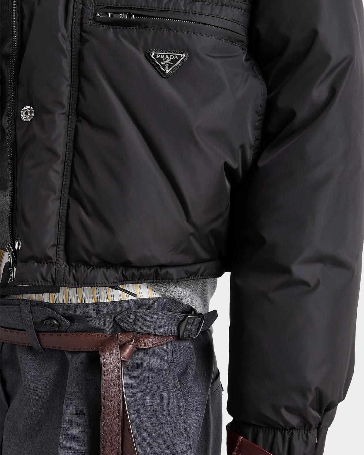 Lightweight Nylon Crop Down Jacket - thumbnail 6