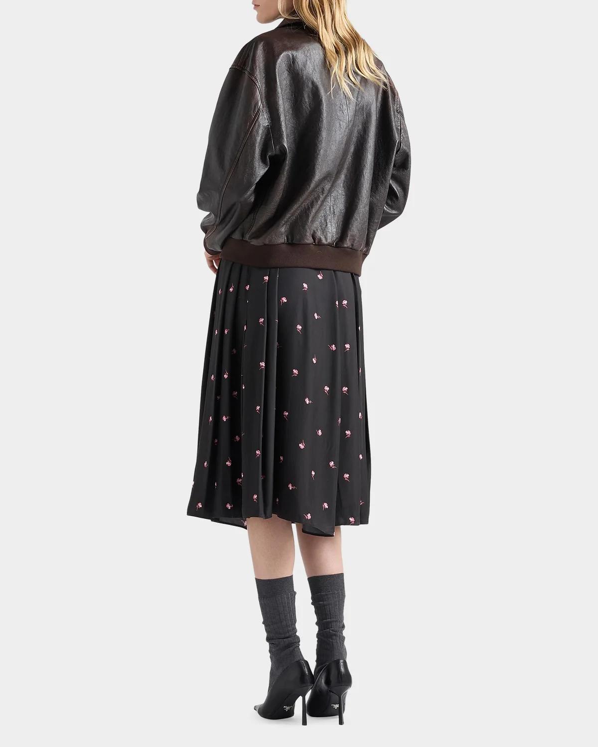 Floral Silk Midi Dress - thumbnail 5
