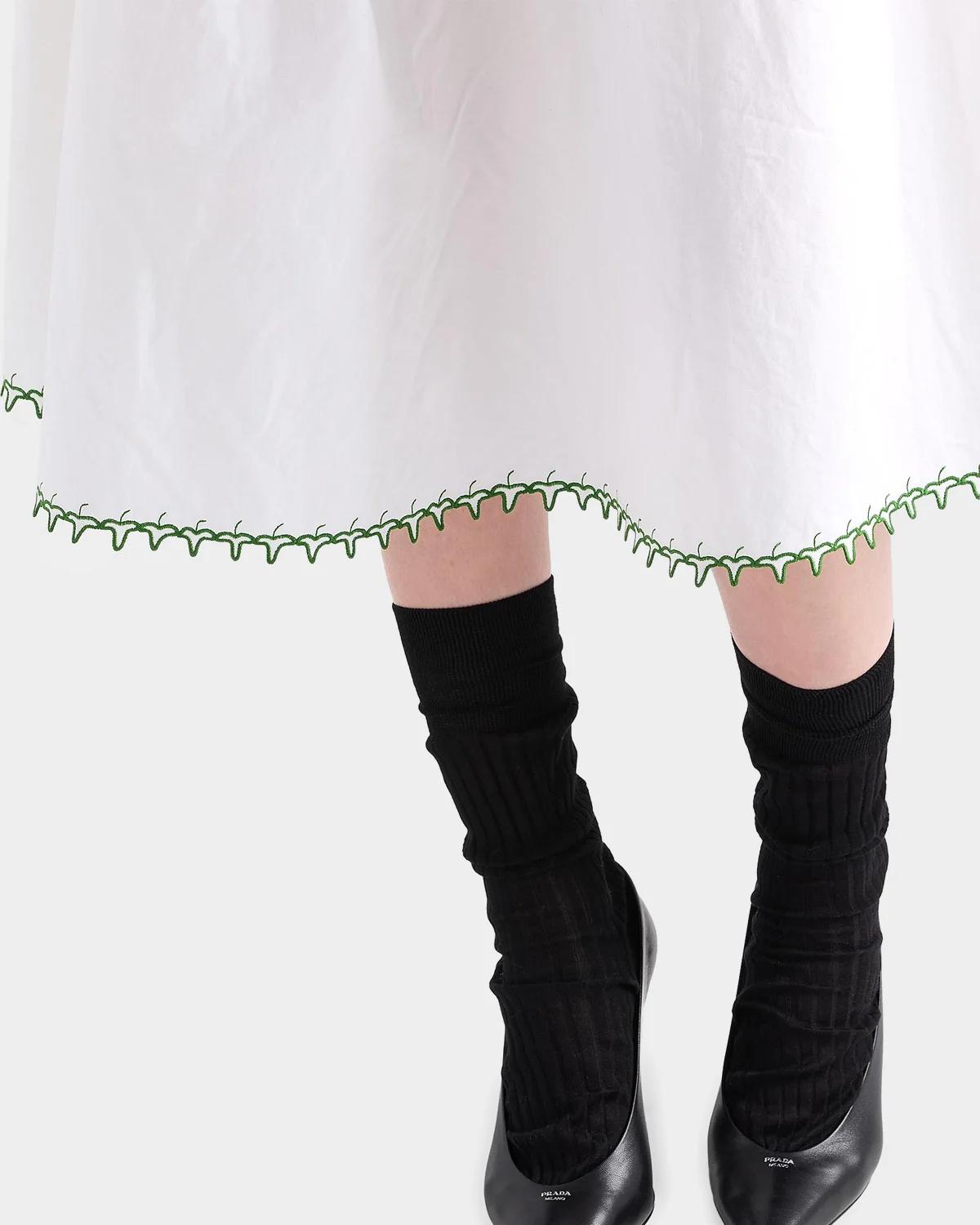 Embroidered Old Reps Cloth Dress - thumbnail 2