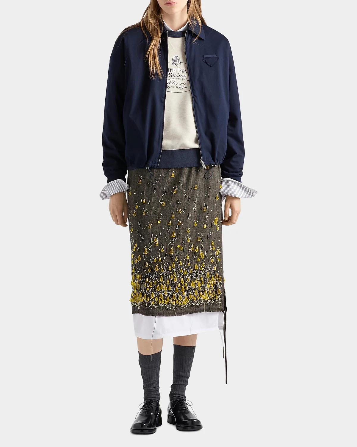 Reversible Cotton Jersey Jacket - thumbnail 3
