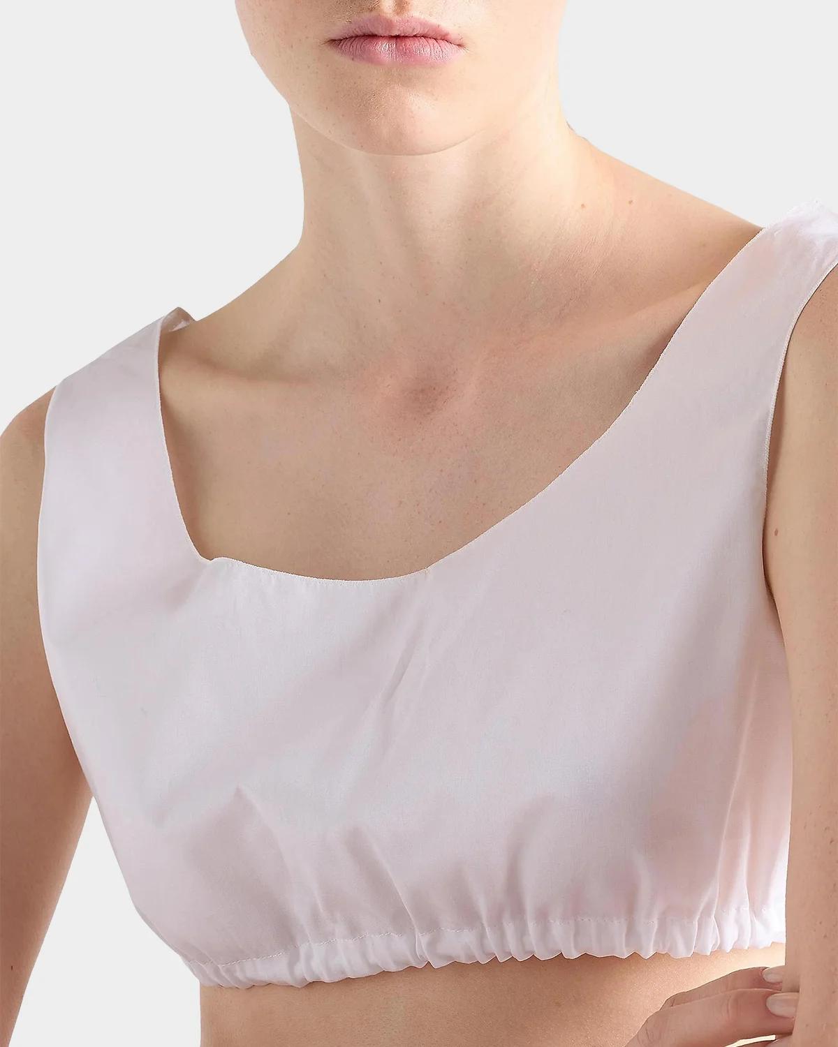 Poplin Cotton Crop Top - thumbnail 5
