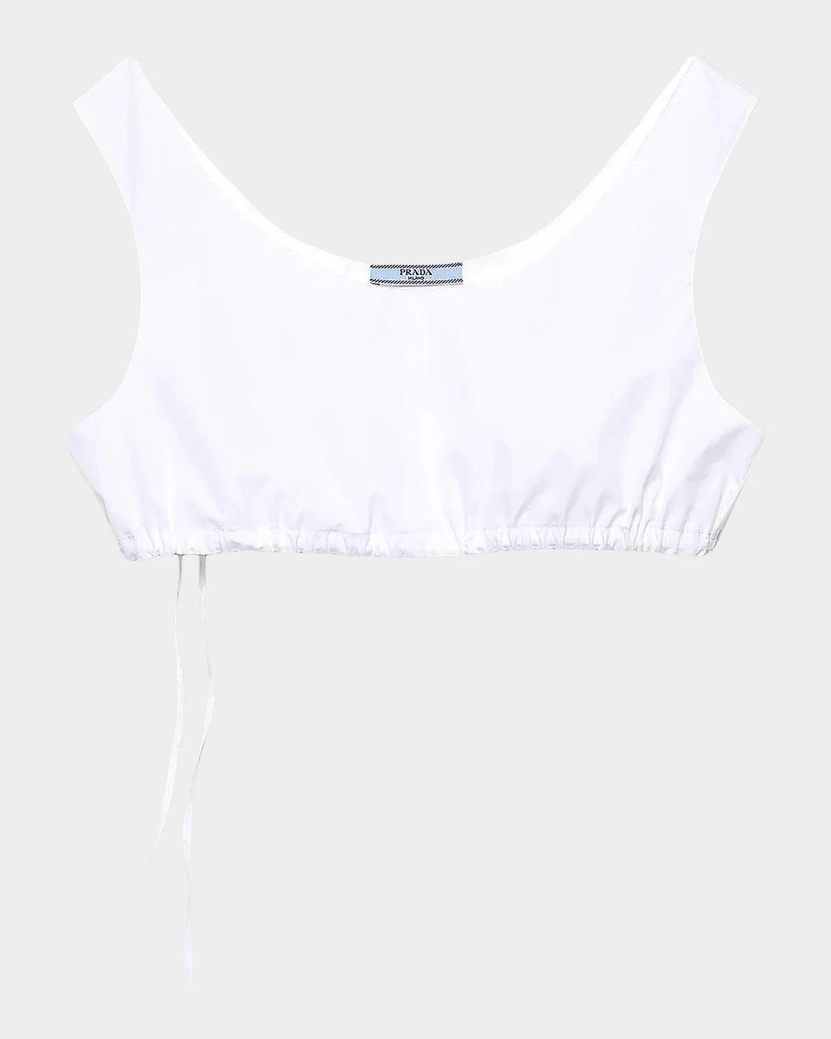 Poplin Cotton Crop Top