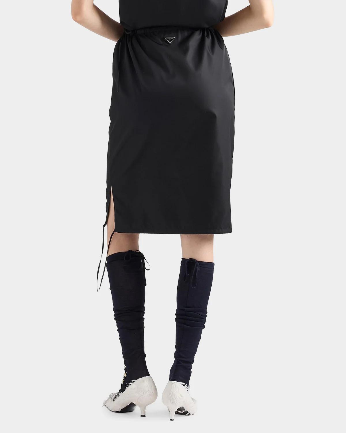Nylon Pencil Mini Skirt - thumbnail 5
